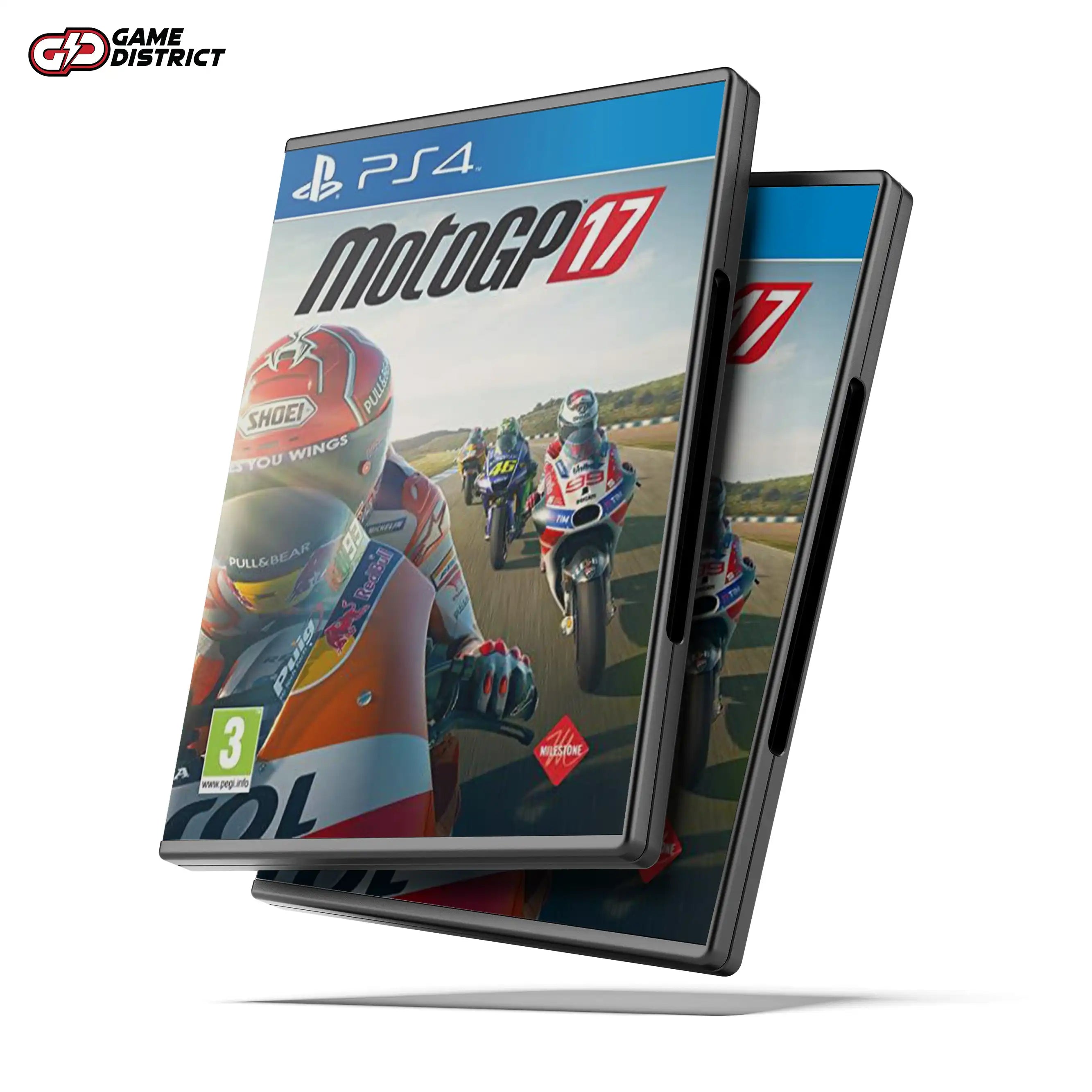 MotoGP 17 PS4 Game Cover DVD Buy Online Mockup Used