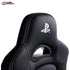 "NACON Gaming Chair Official PlayStation Edition in black and white, showcasing ergonomic design."
"Side view of the NACON PlayStation gaming chair with adjustable height and comfortable armrests."
"Top-down view of the black and white NACON chair, highlighting its sturdy build and sleek finish."
"Close-up of the chair’s PlayStation branding and smooth-rolling wheels."