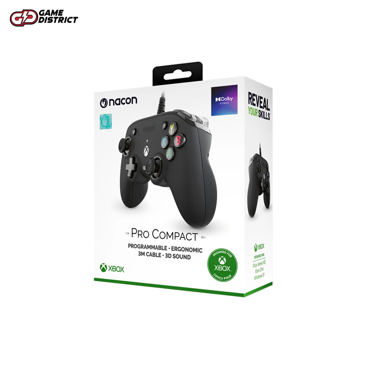 Nacon Pro Compact Controller Black for Xbox