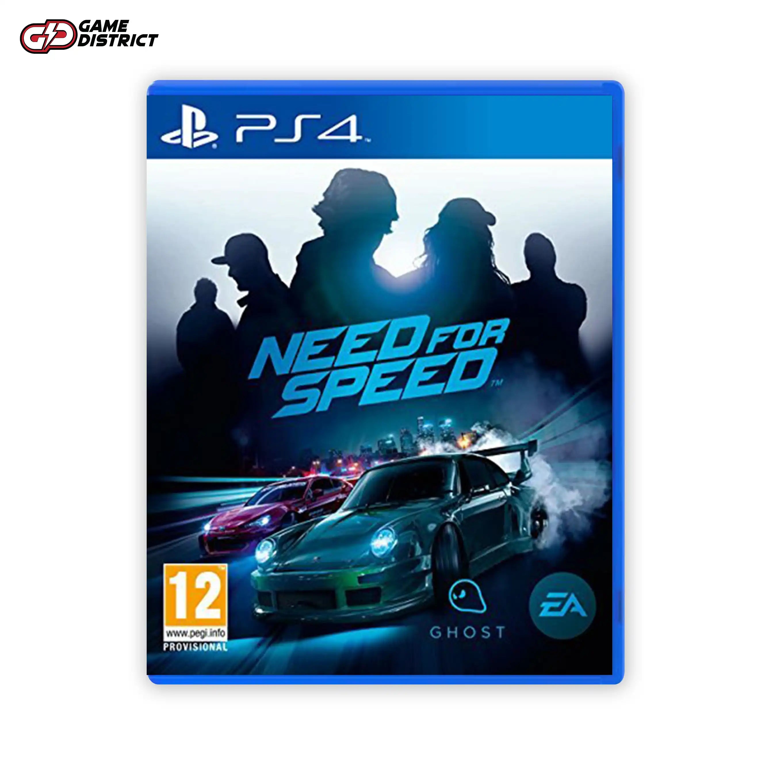 Need For Speed 2015 PS4 Game Cover DVD Buy Online Mockup Used