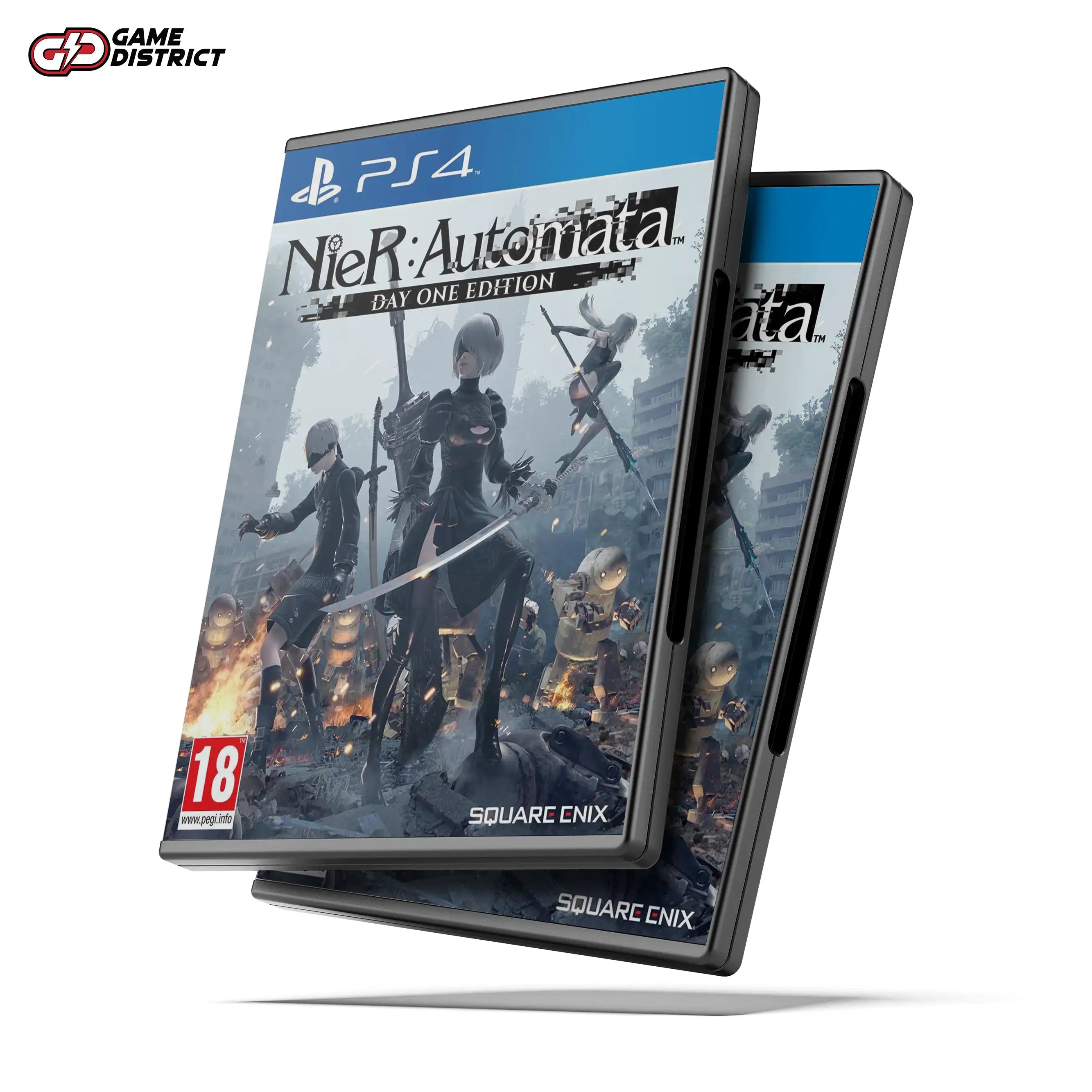 Nier Automata  PS4 Game Cover DVD Buy Online Mockup Used