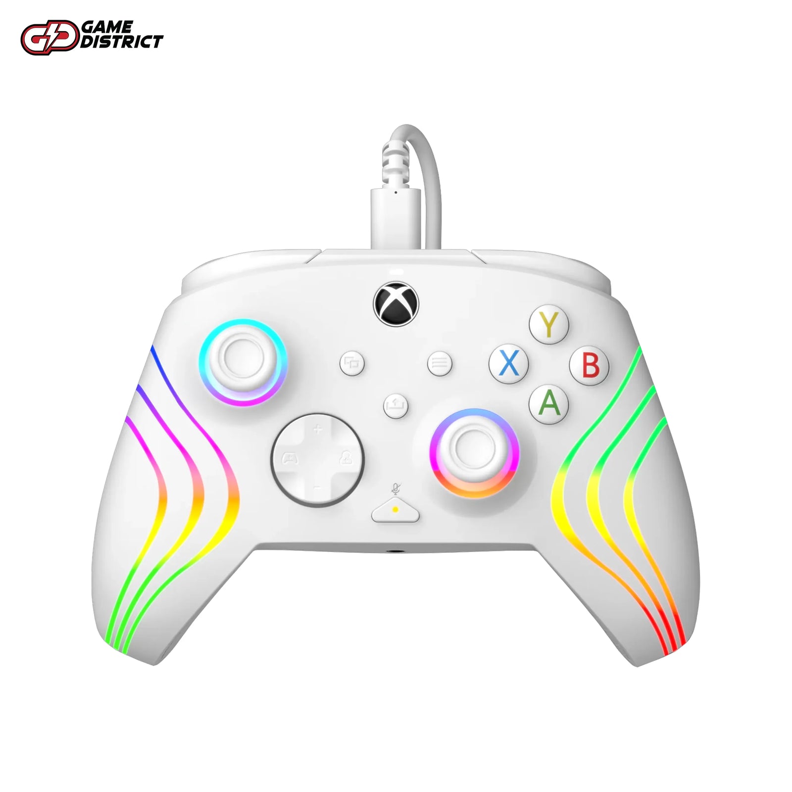 PDP AFTERGLOW WAVE WIRED Controller WHITE for Xbox Series X S Xbox One