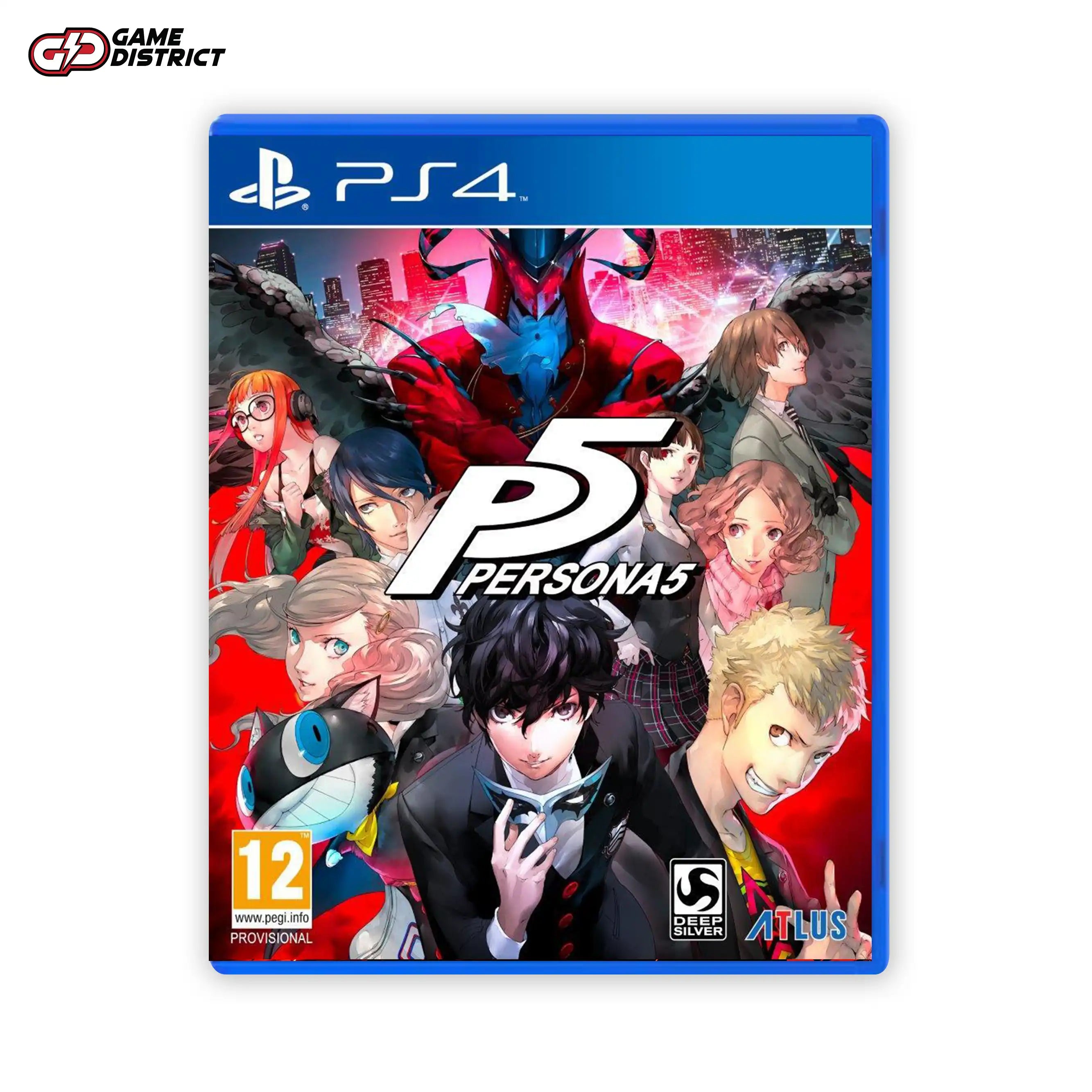 Persona 5  PS4 Game Cover DVD Buy Online Mockup Used