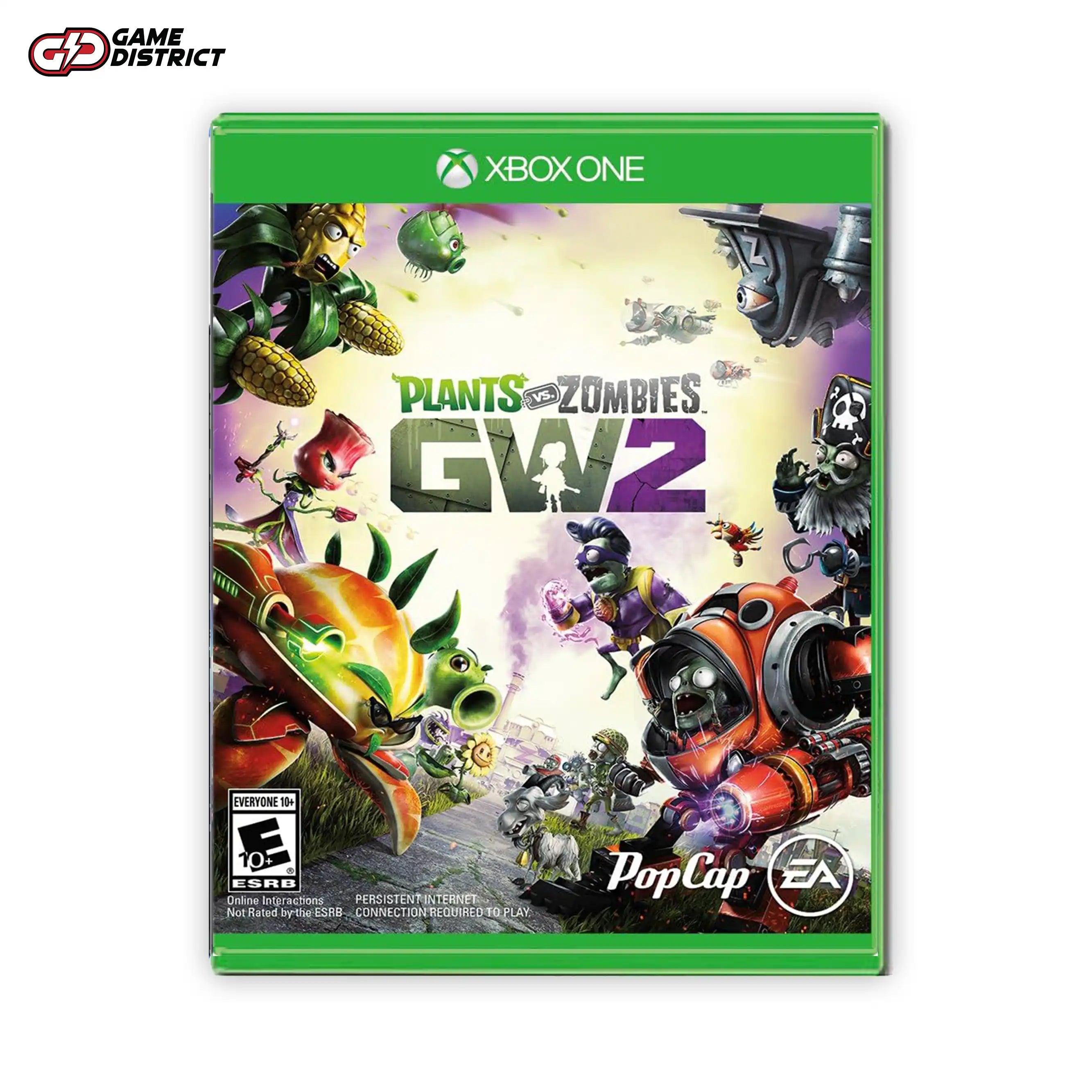 Plants vs Zombies Garden Warfare 2 Xbox Game Cover DVD Buy Online Mockup Used