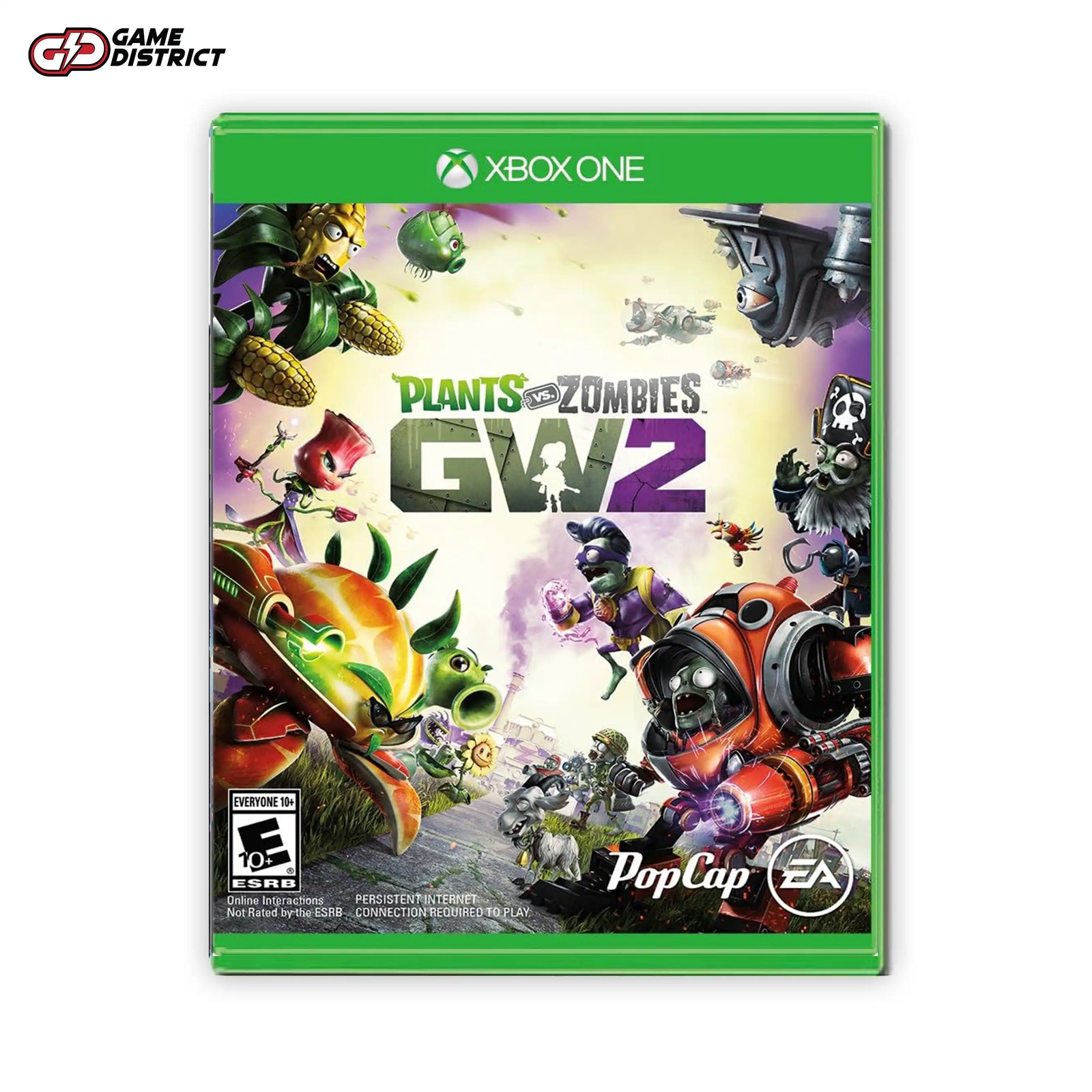 Plants vs Zombies Garden Warfare 2 Xbox Game Cover DVD Buy Online Mockup Used