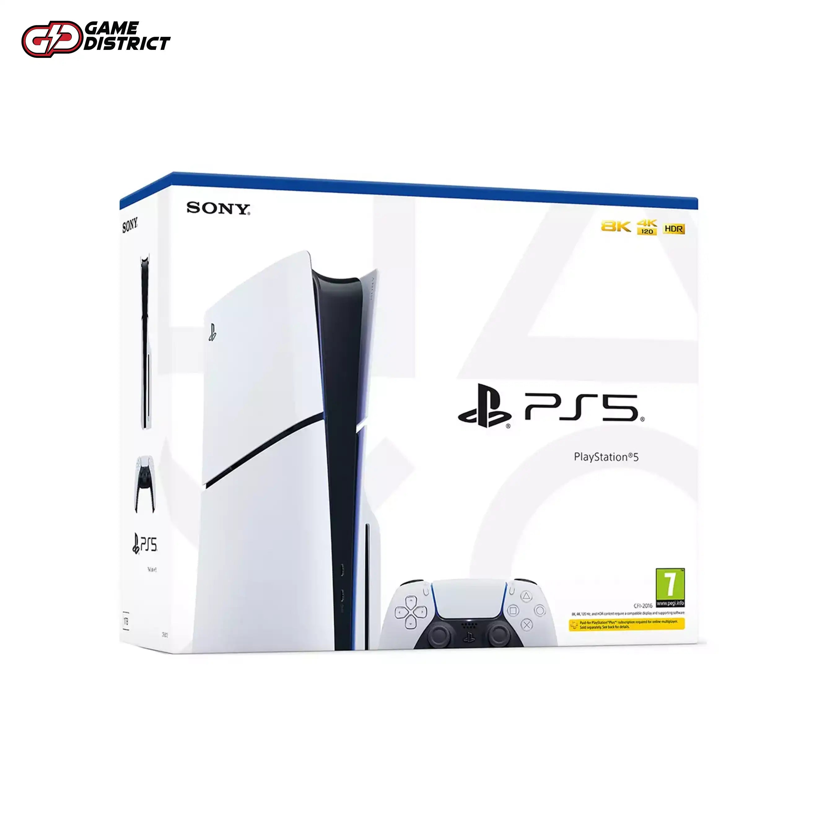 Playstation 5 Slim Console, 1TB, White, Boxed