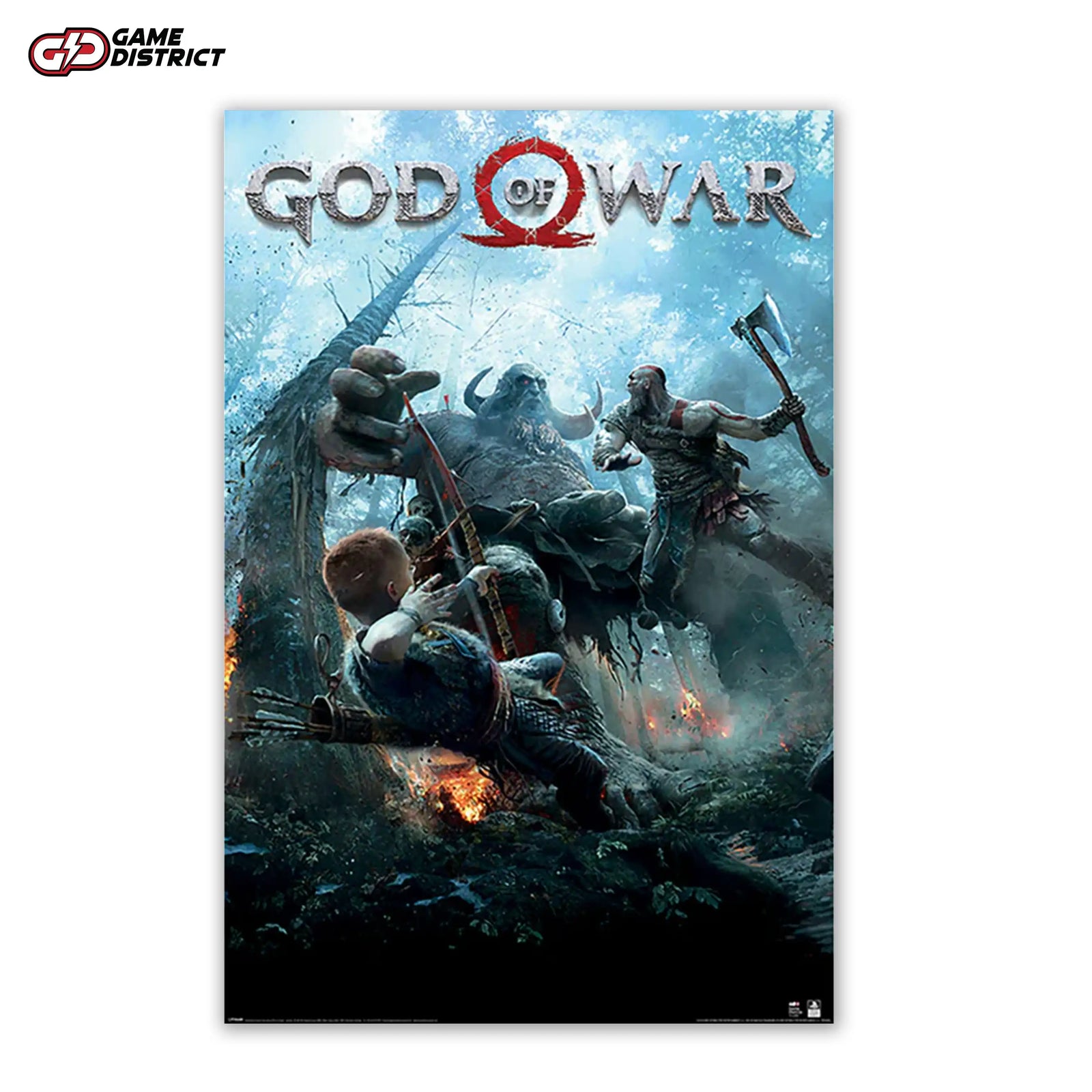God Of War Playstation Maxi Poster