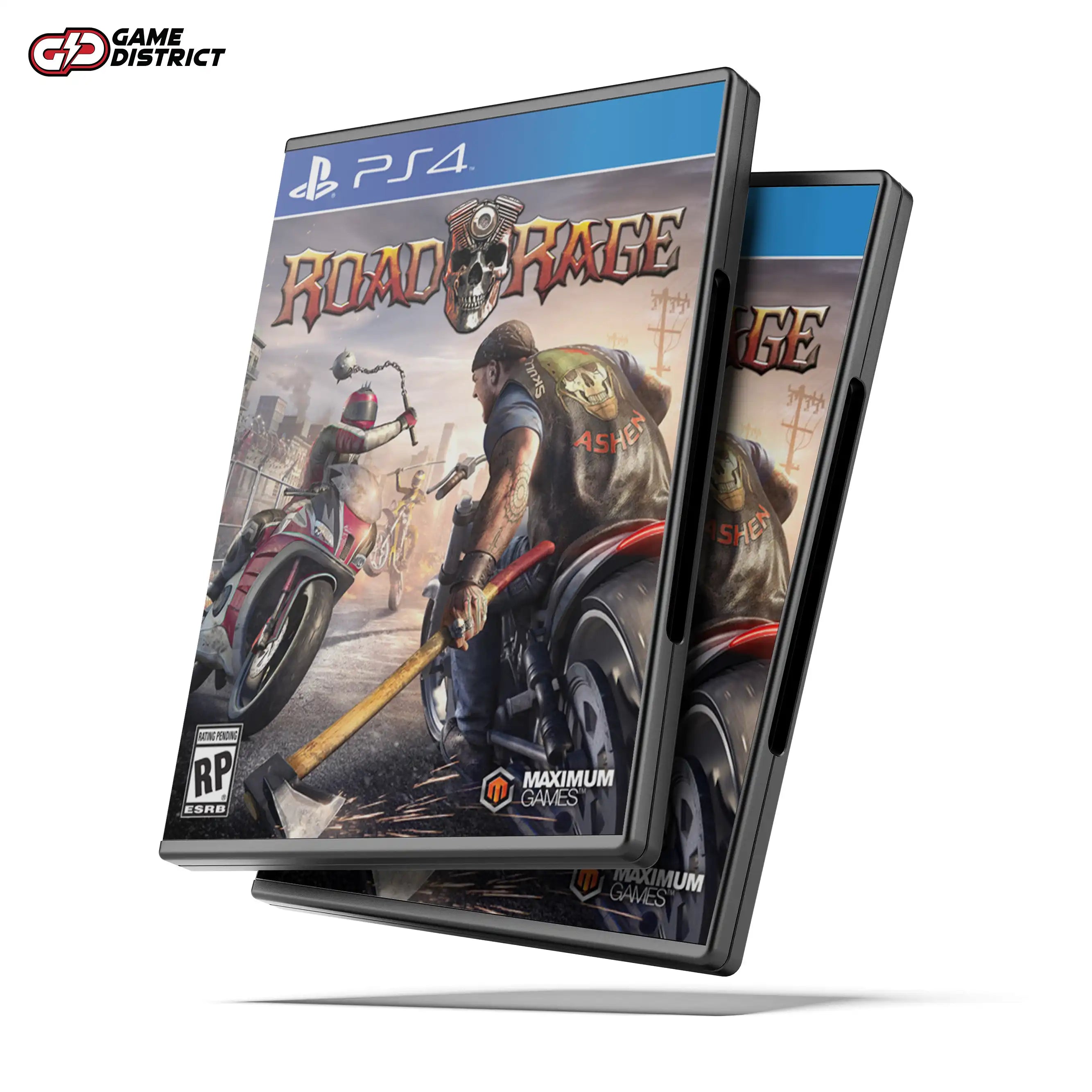 ROAD RAGE PS4 Game Cover DVD Buy Online Mockup Used