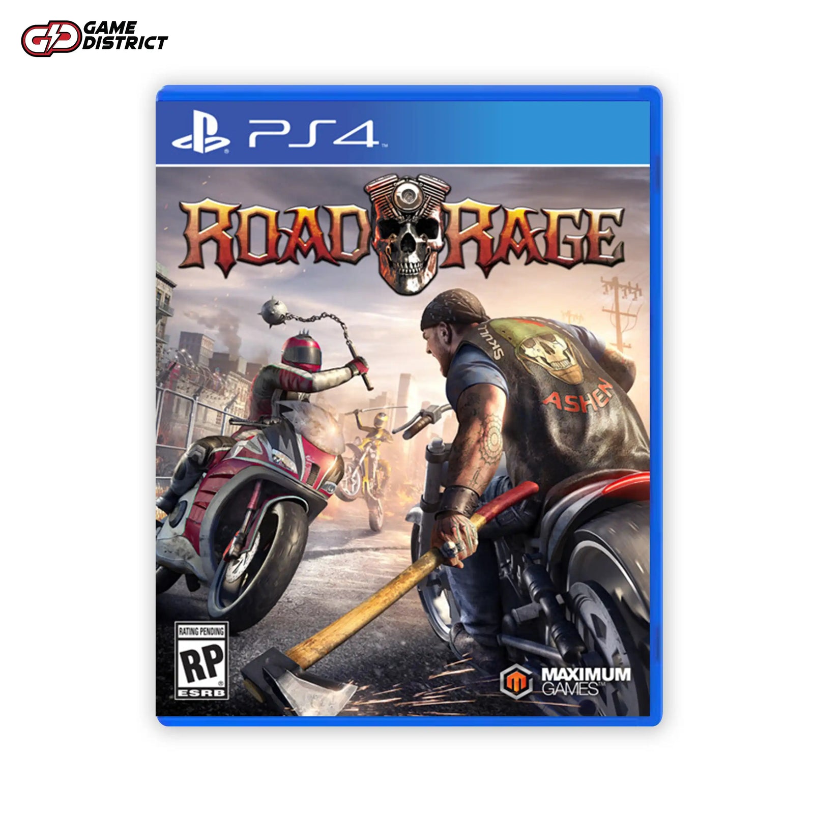 ROAD RAGE Image PS4 Game Cover DVD Buy Online Mockup Used