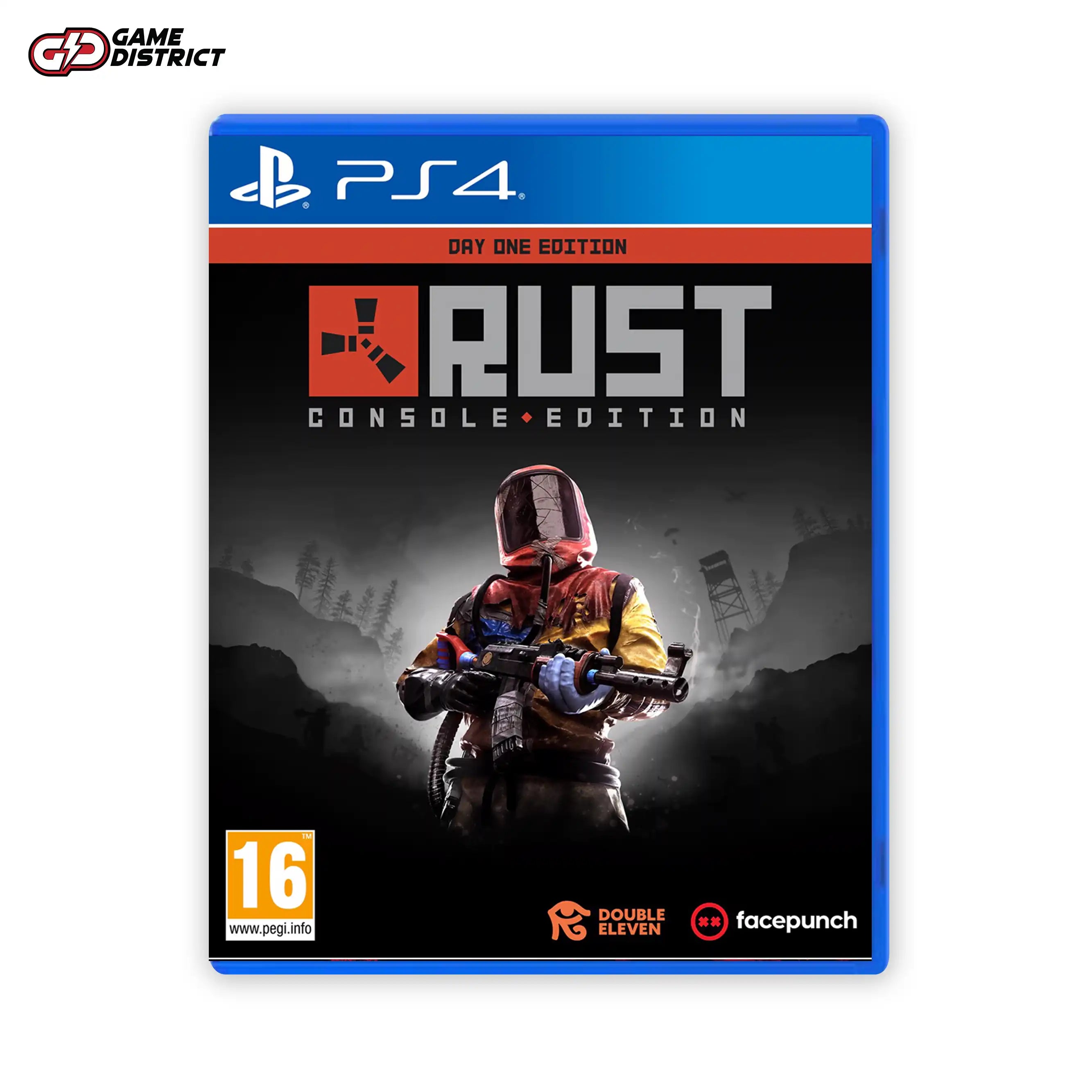 RUST  PS4 Game Cover DVD Buy Online Mockup Used