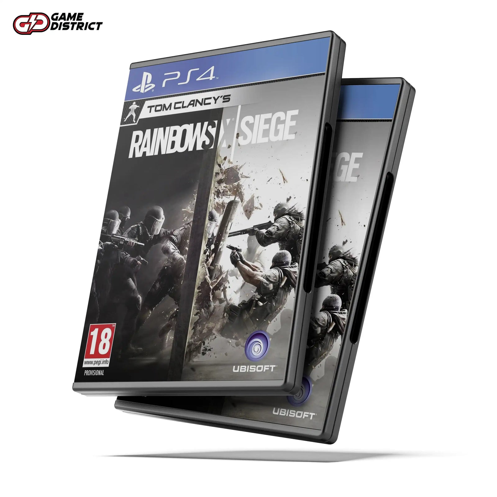 Rainbow_Six_Siege PS4 Game Cover DVD Buy Online Mockup Used