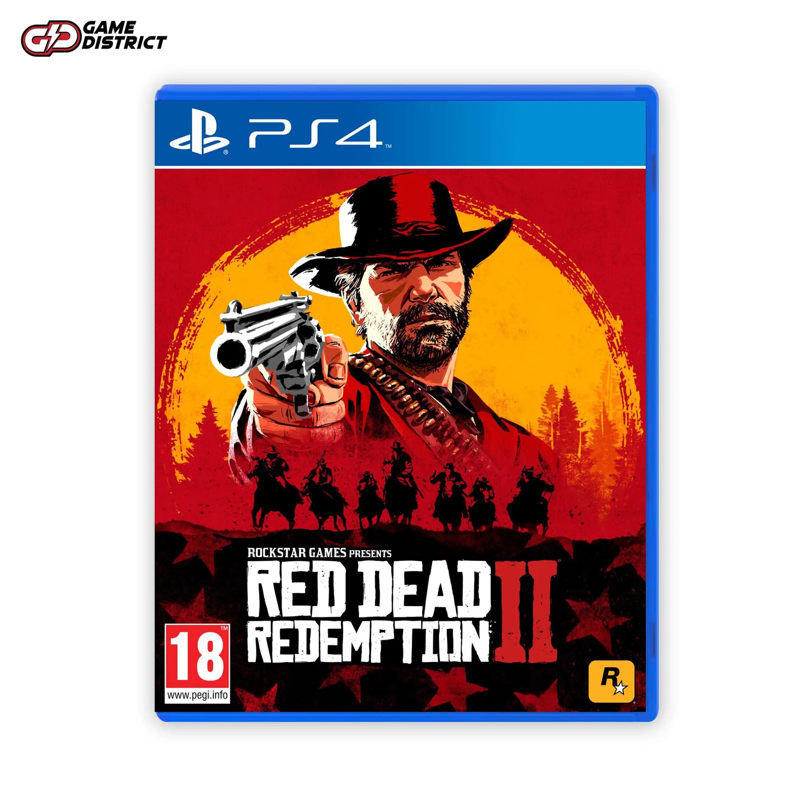 Red Dead Redemption 2 PS4 Game Cover DVD Buy Online Mockup Used