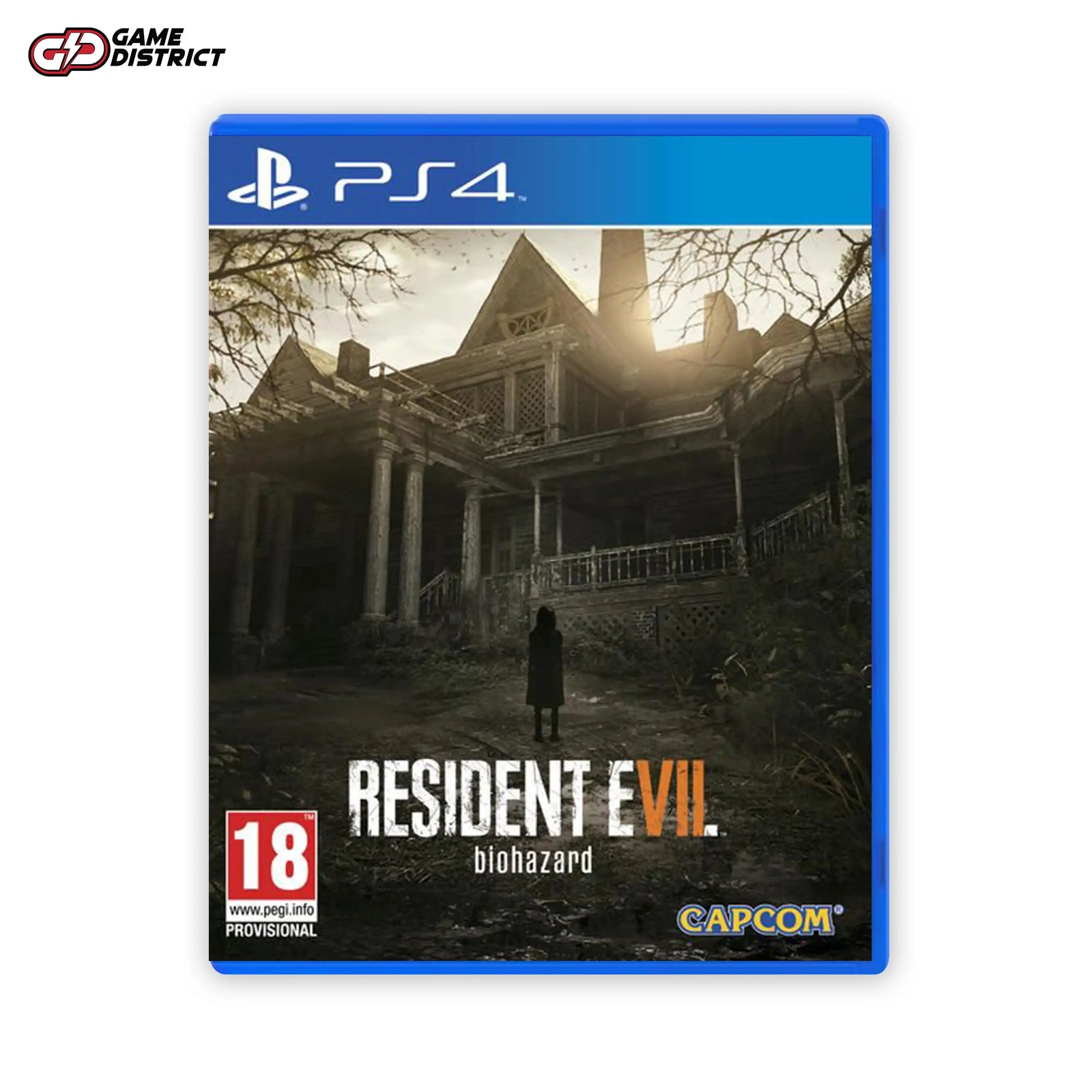 Resident Evil 7 Biohazard  PS4 Game Cover DVD Buy Online Mockup Used