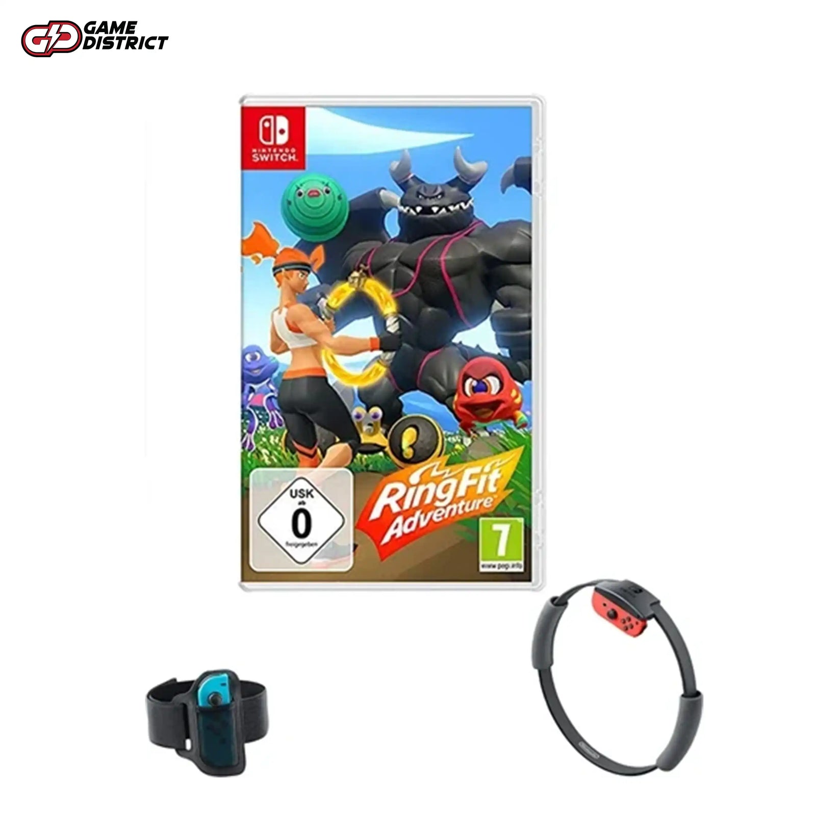 Ring Fit Adventure wFitness Ring & Leg Strap