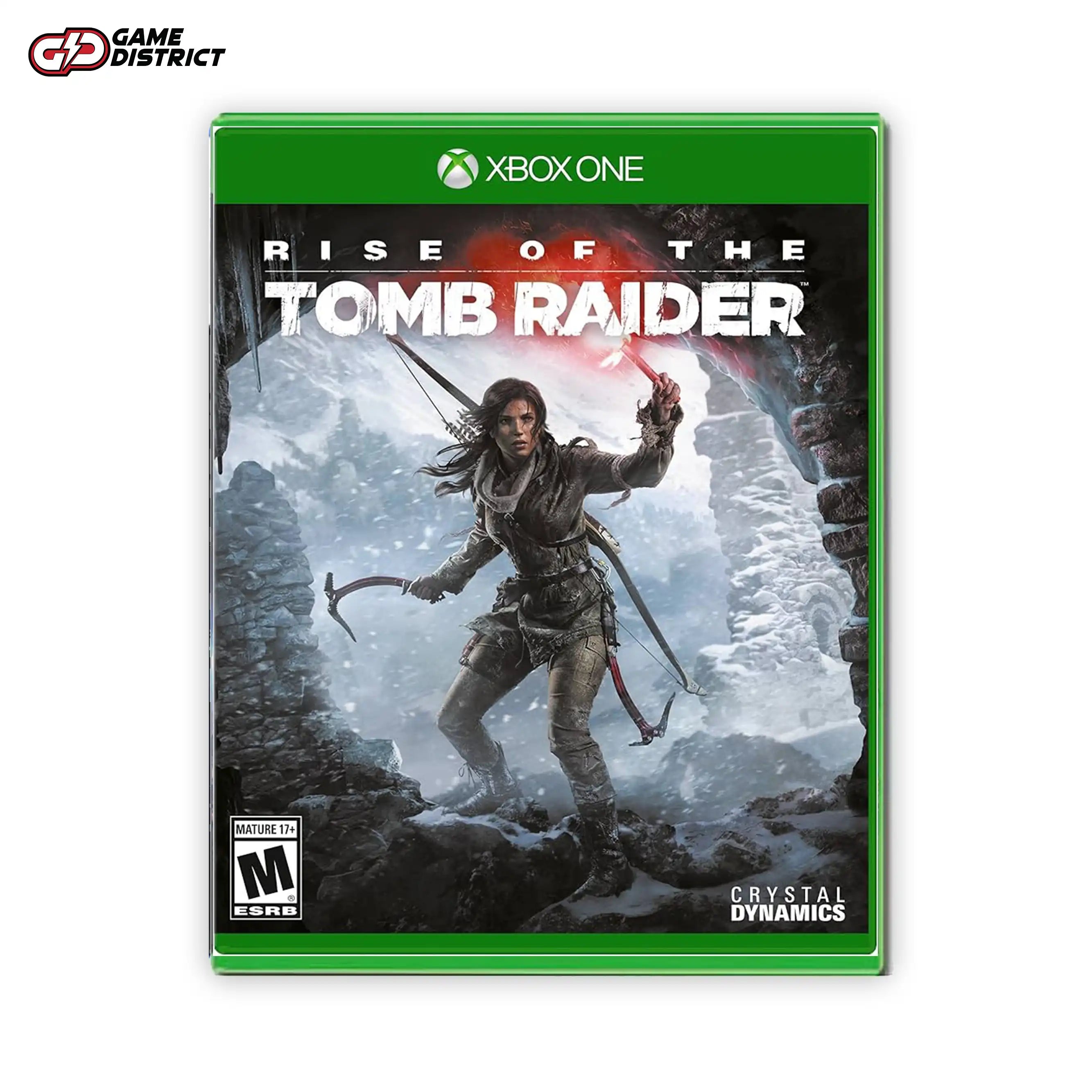 Rise of the Tomb Raider Xbox Game Cover DVD Buy Online Mockup Used