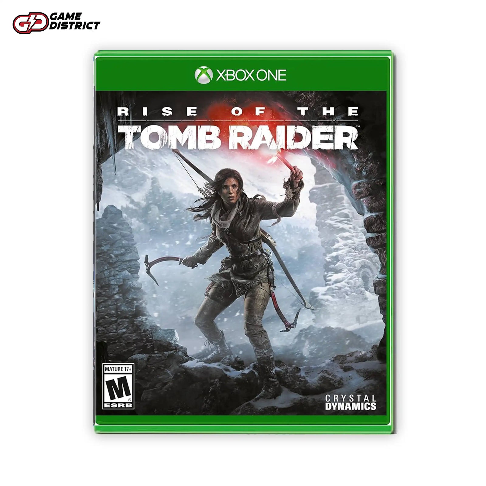 Rise of the Tomb Raider Xbox Game Cover DVD Buy Online Mockup Used