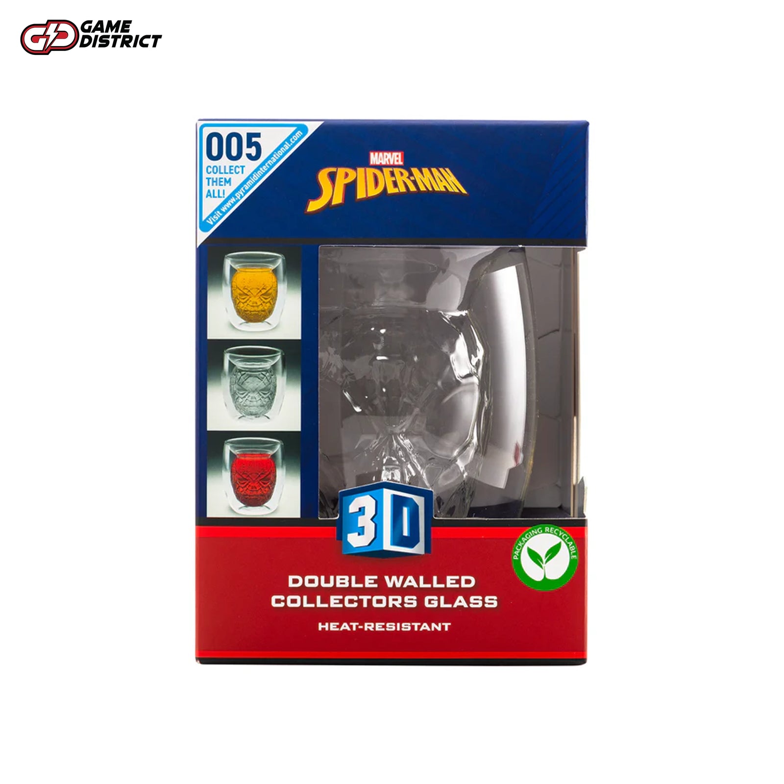 Spider-Man (Head) 3D Feature Glass