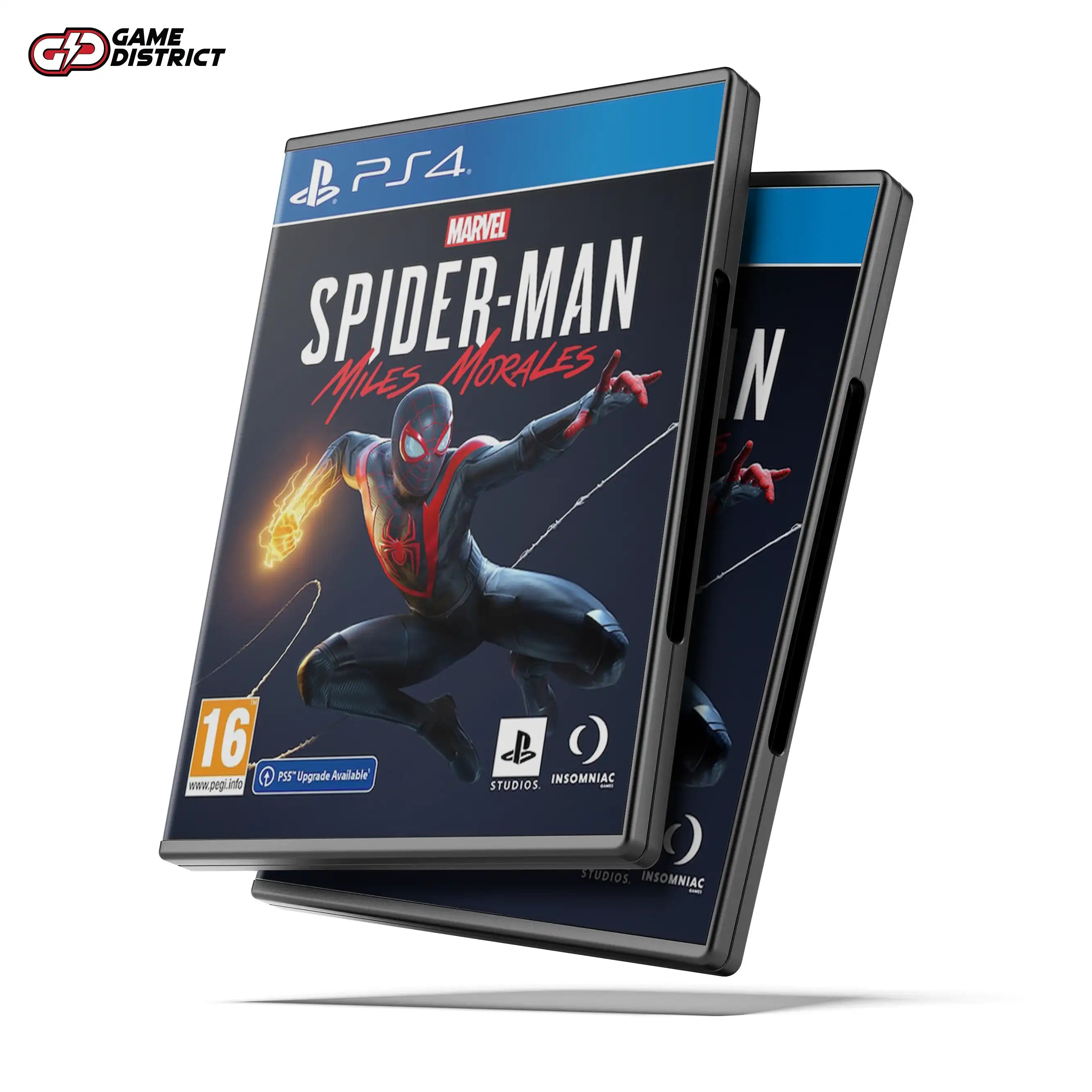 SPIDER-MAN MILES MORALES  PS4 Game Cover DVD Buy Online Mockup Used