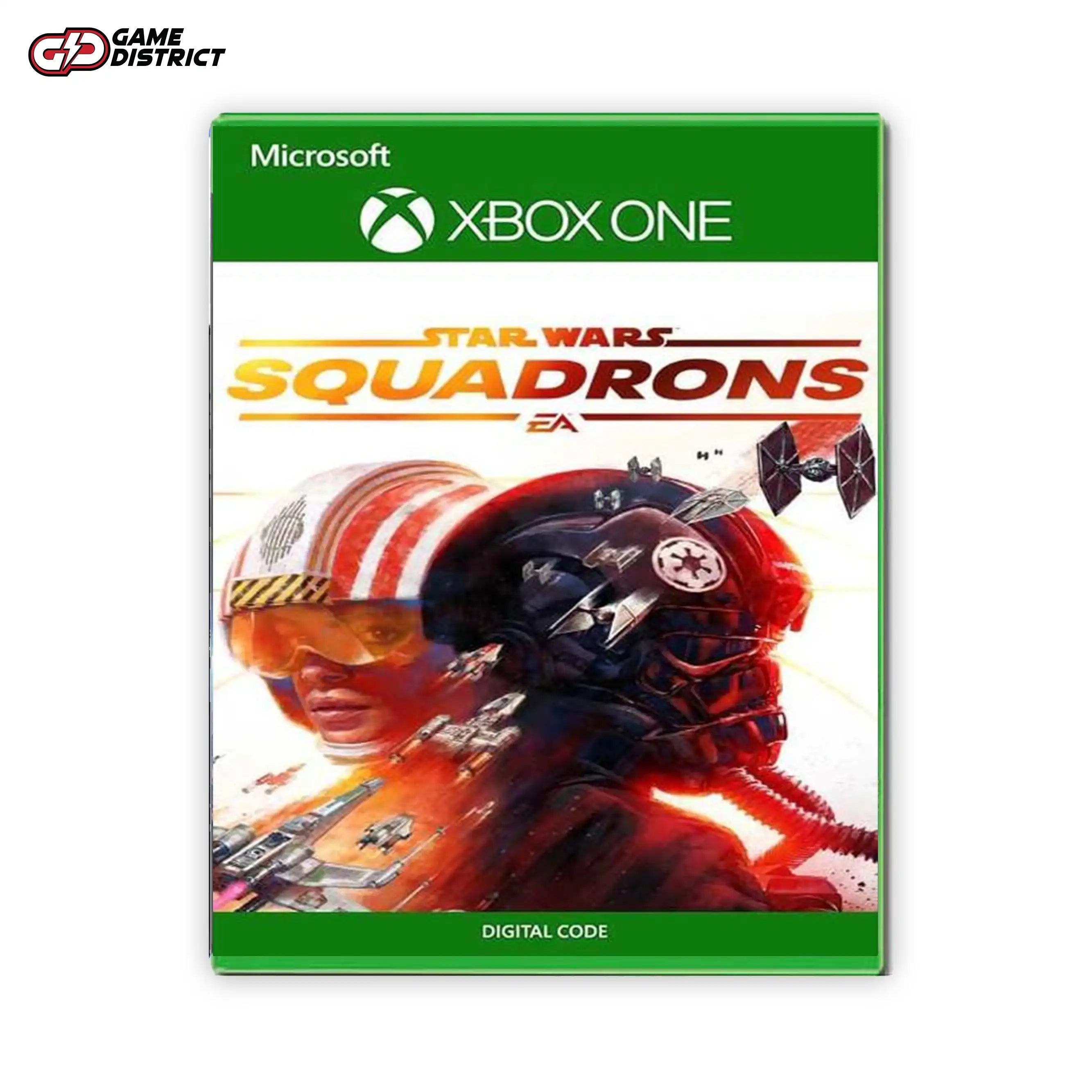 STAR WARS SQUADRONS Xbox Game Cover DVD Buy Online Mockup Used
