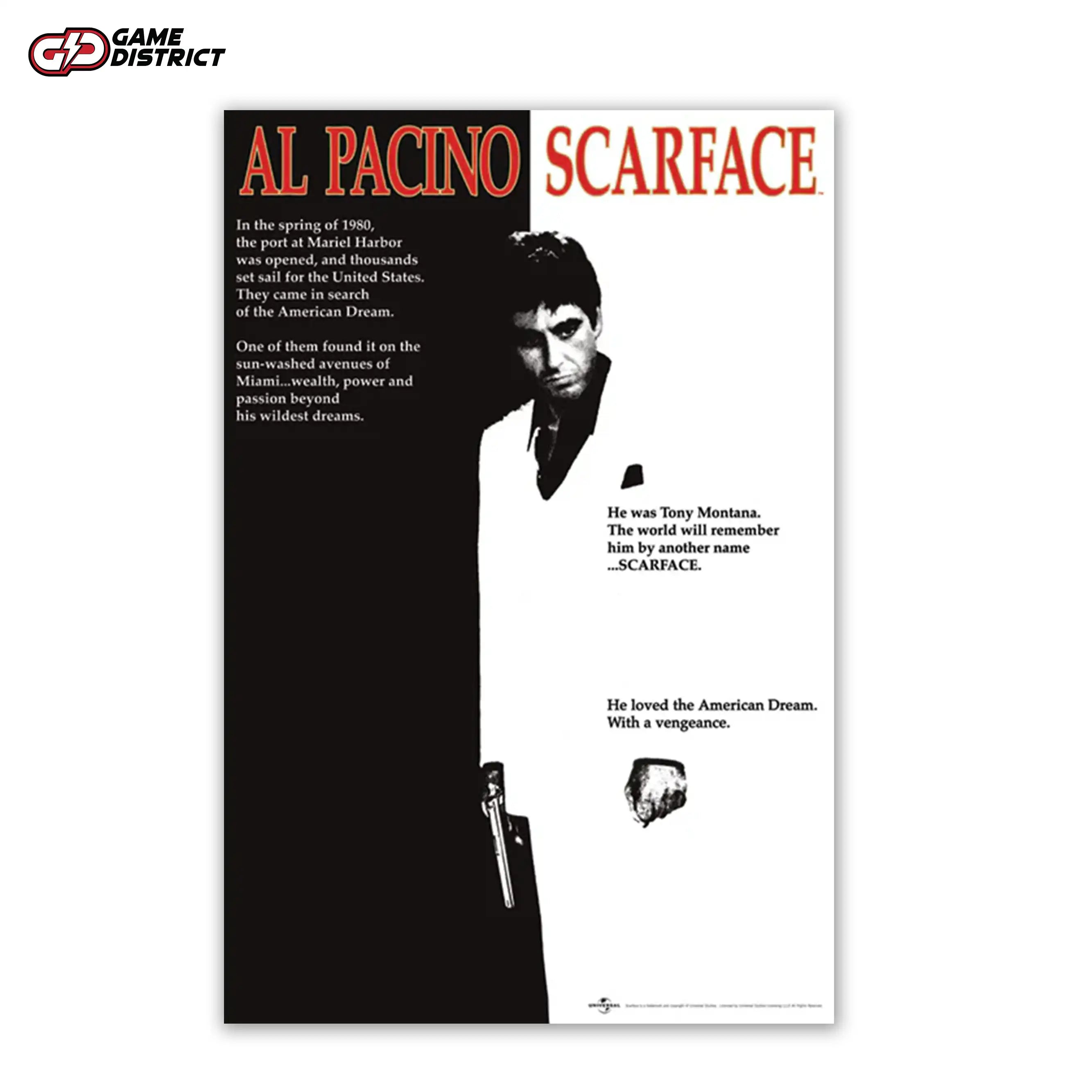Scarface - Movie Sheet 61 X 91.5cm Maxi Poster