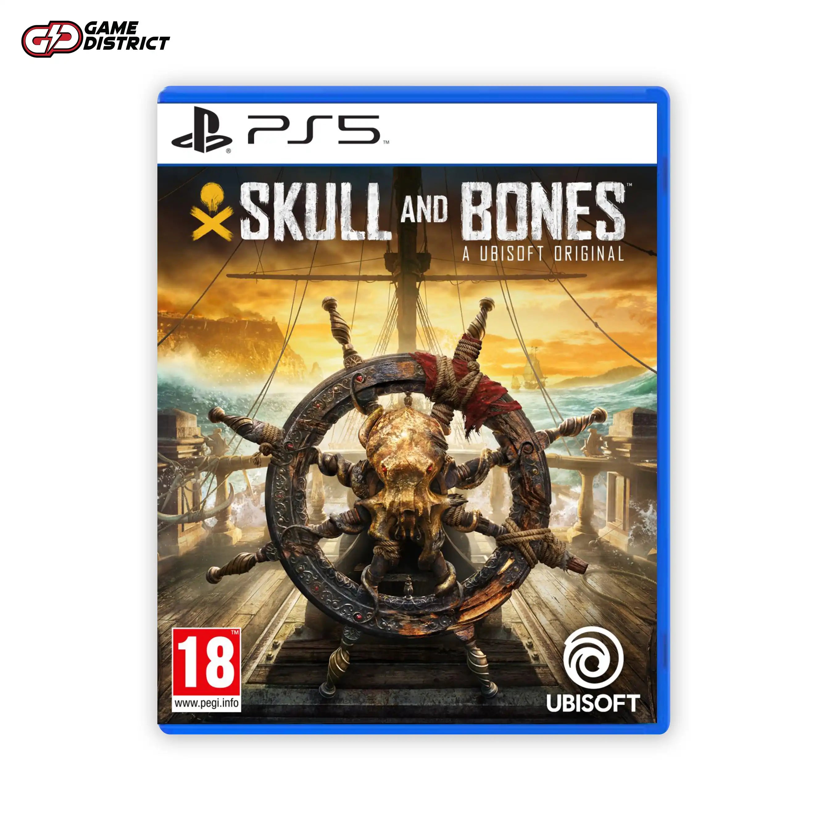 Skull and Bones Game Cover DVD Buy Online Mockup Used