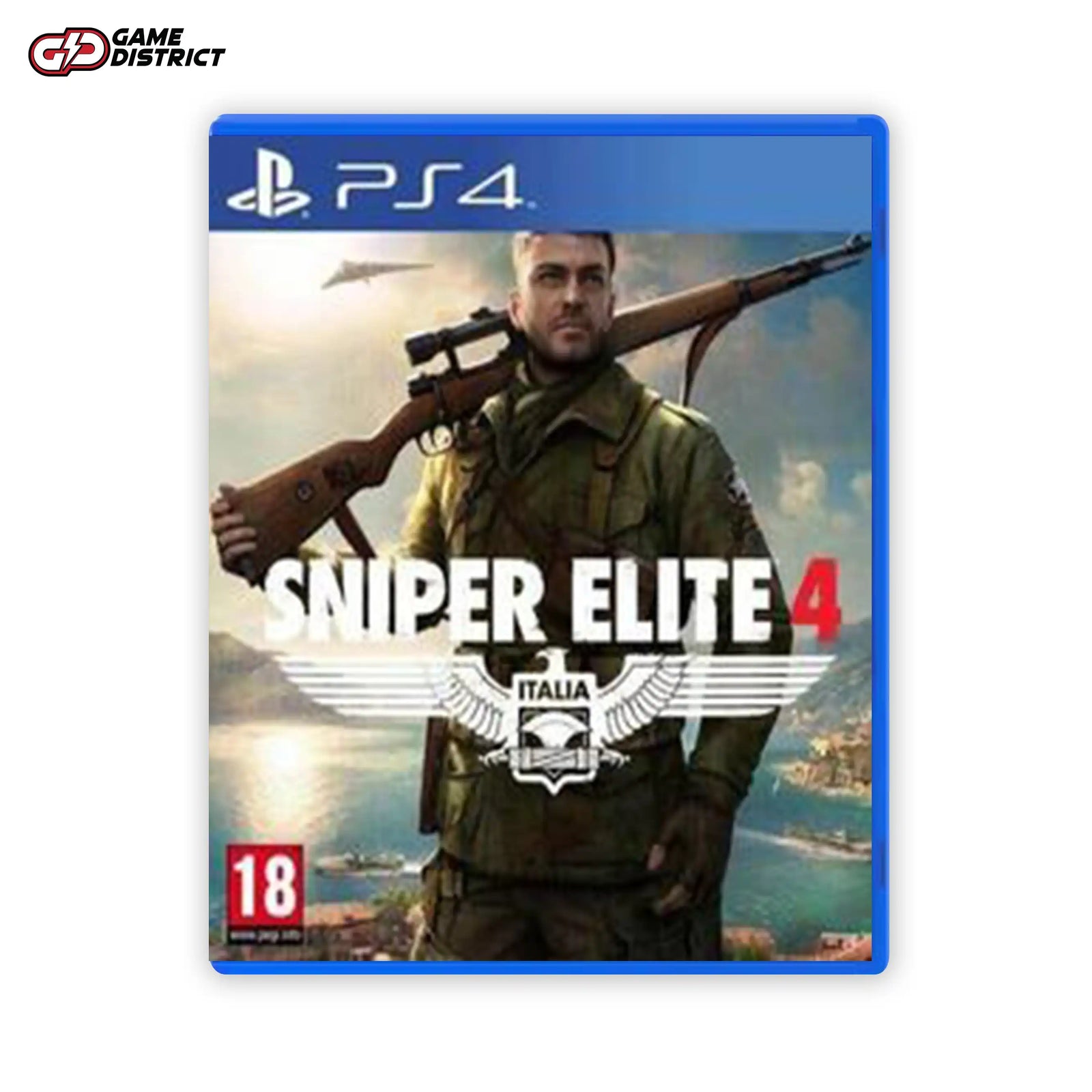Sniper Elite 4 PS4 Game Cover DVD Buy Online Mockup Used