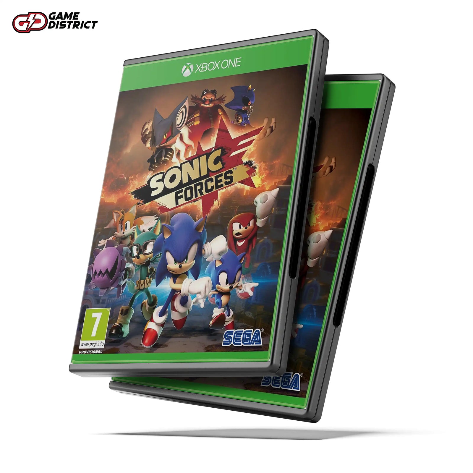 Sonic Forces Xbox Game Cover DVD Buy Online Mockup Used