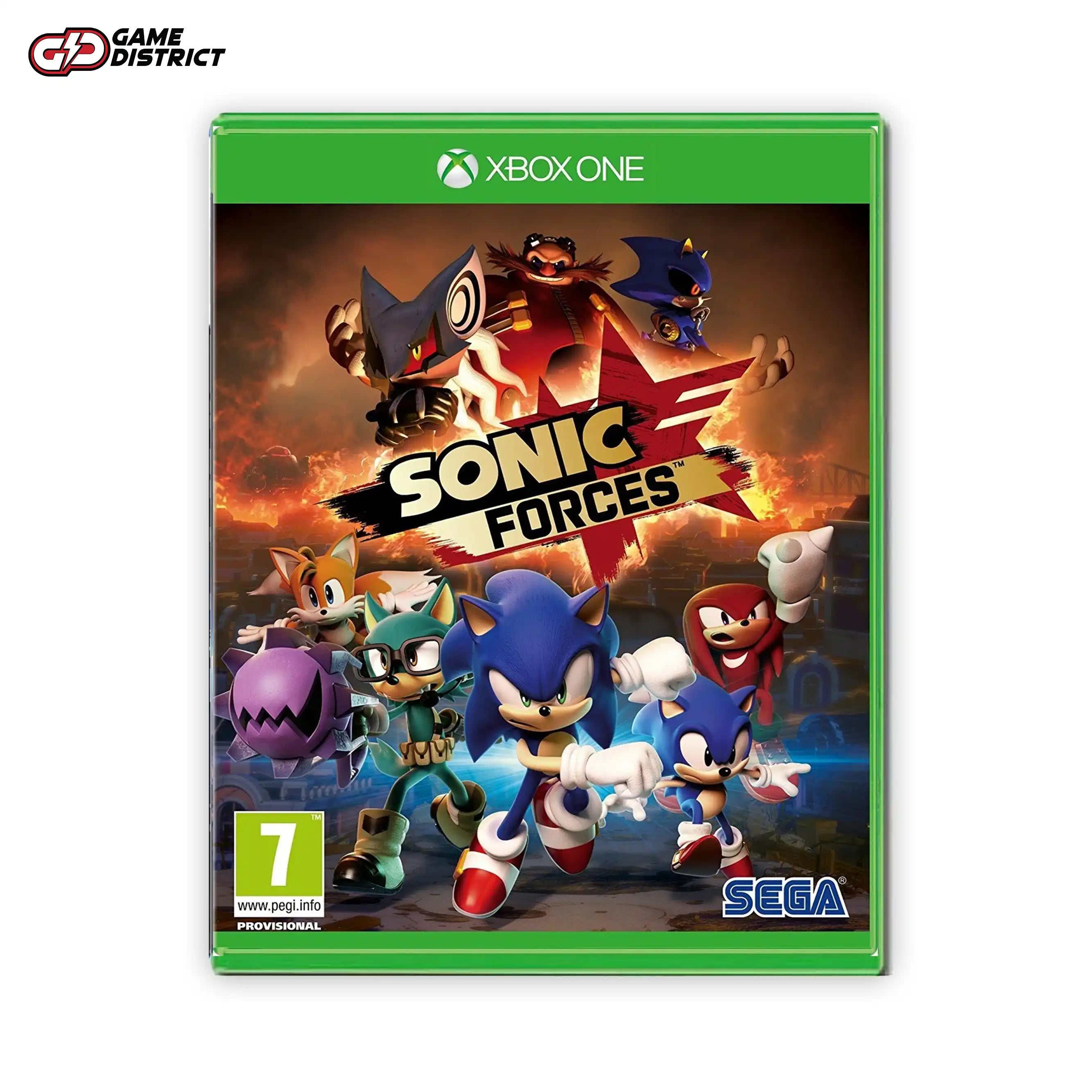 Sonic Forces Xbox Game Cover DVD Buy Online Mockup Used