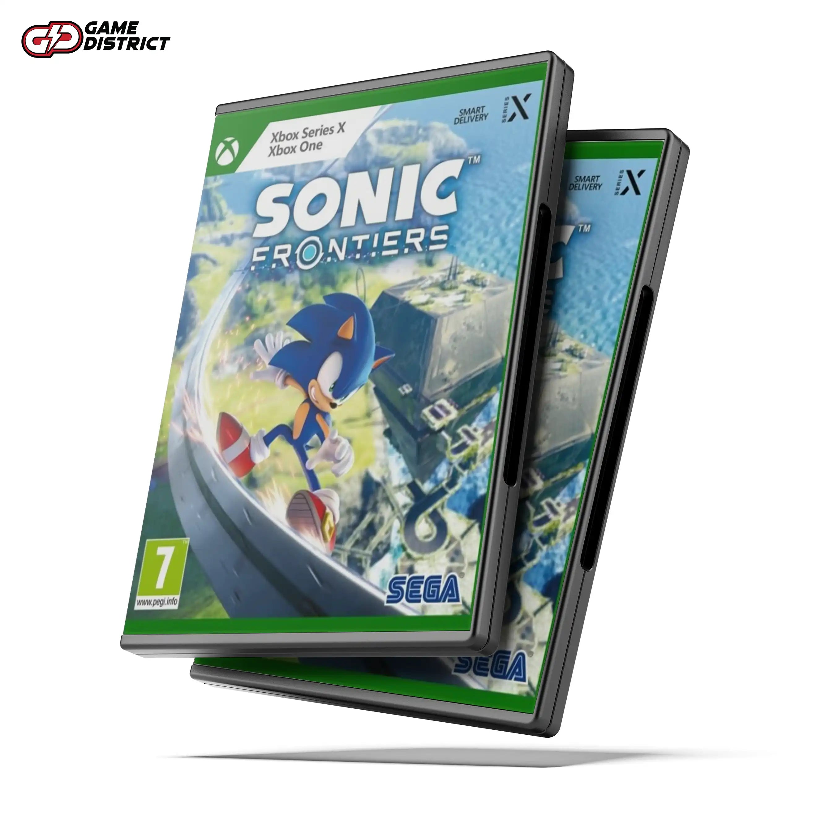 Sonic Frontiers Xbox Game Cover DVD Buy Online Mockup Used