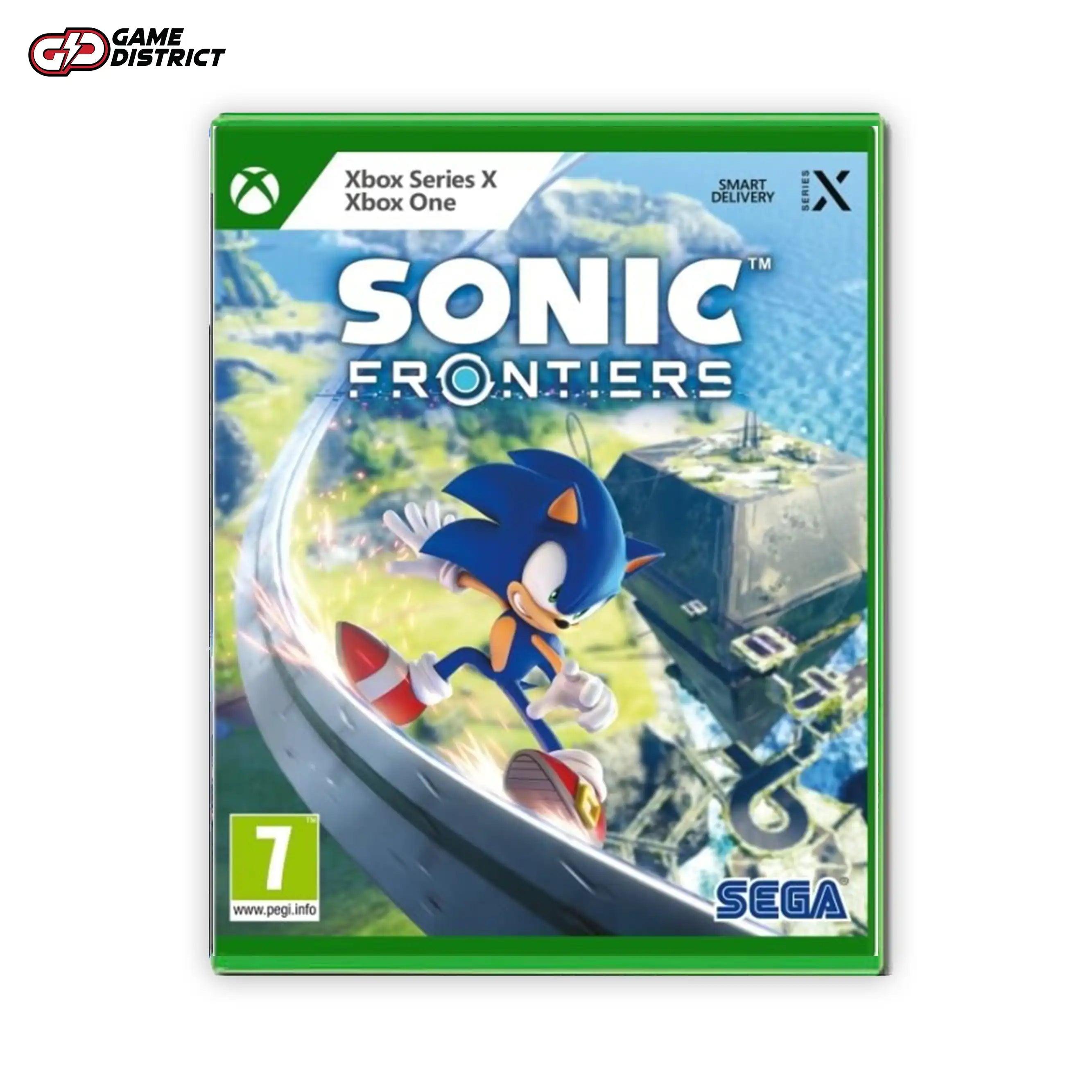 Sonic Frontiers Xbox Game Cover DVD Buy Online Mockup Used