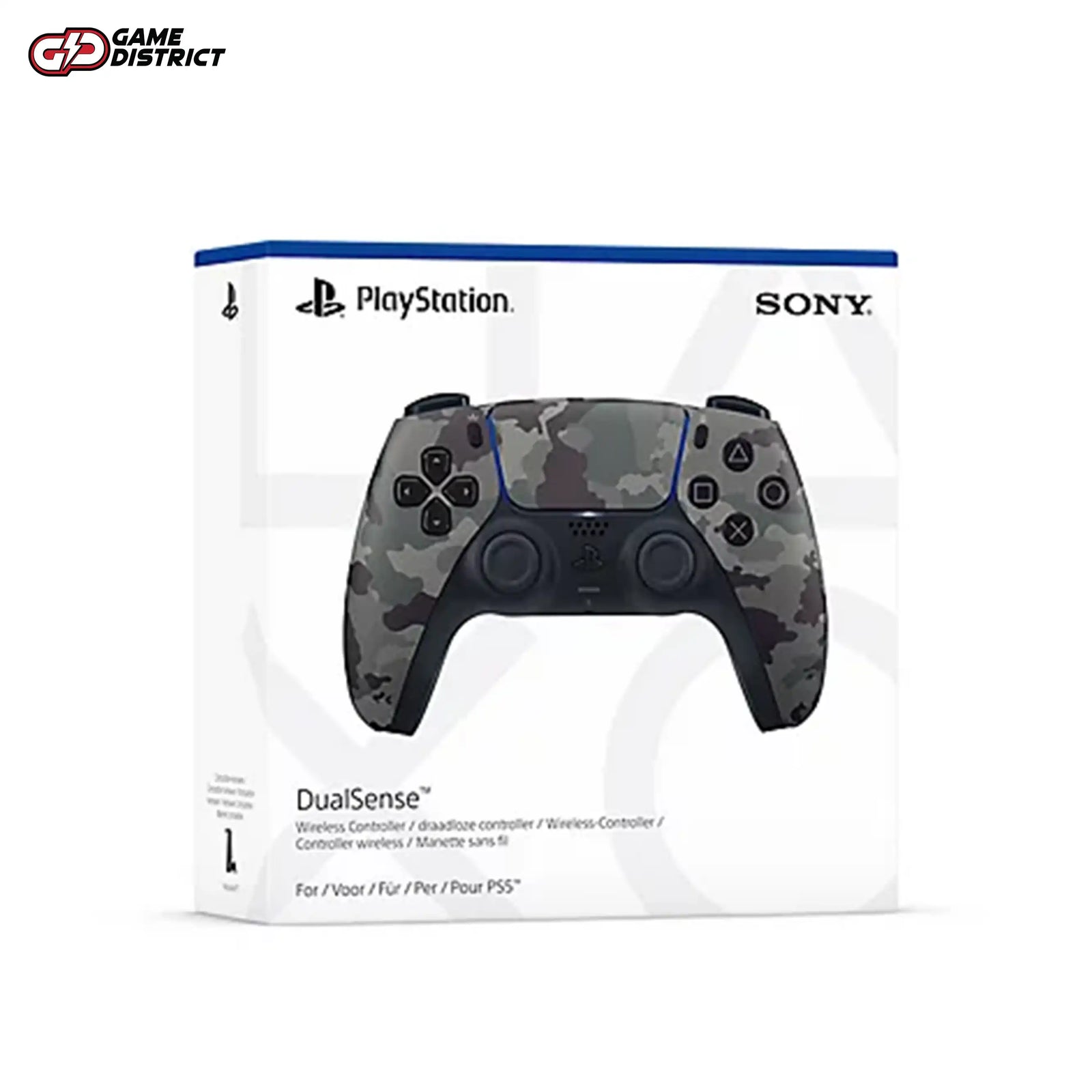 Sony DualSense Wireless Controller -  Grey Camouflage