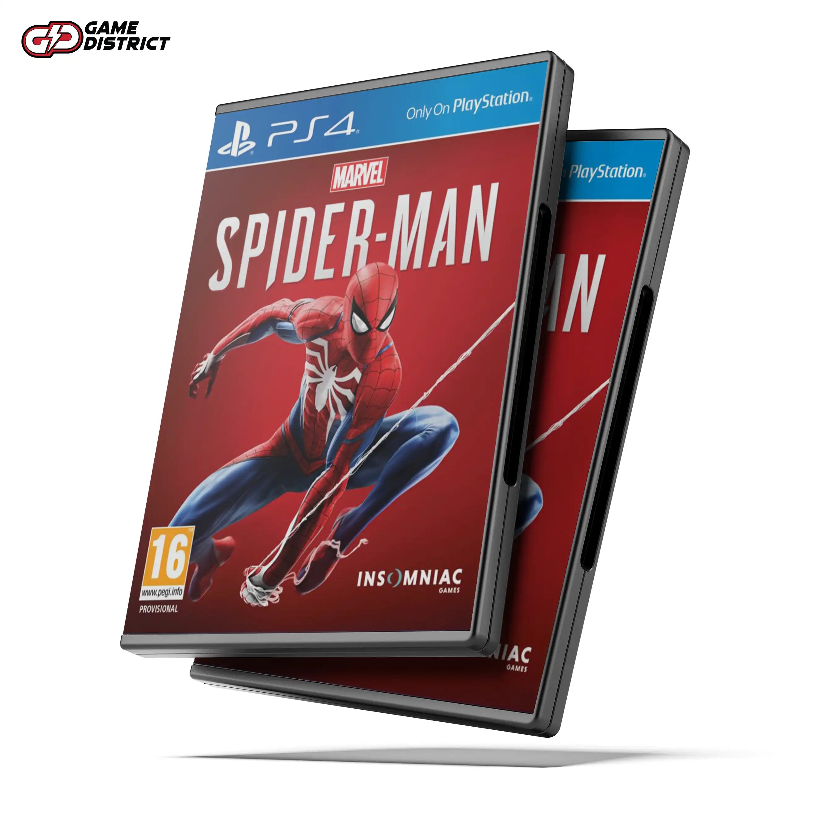 Spider-Man (2018) PS4 Game Cover DVD Buy Online Mockup Used