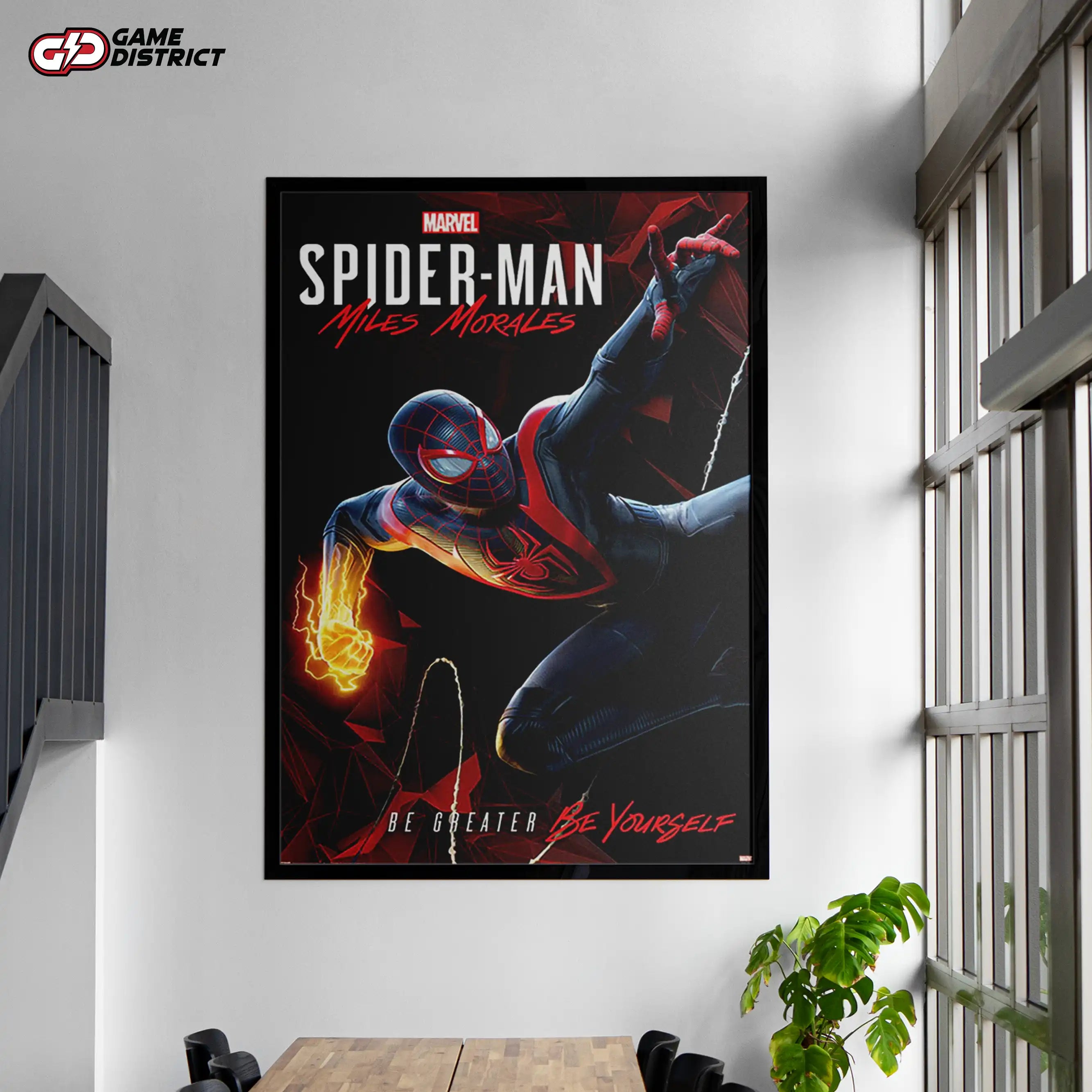 Spider-Man Miles Morales (Cybernetic Swing) Maxi Poster