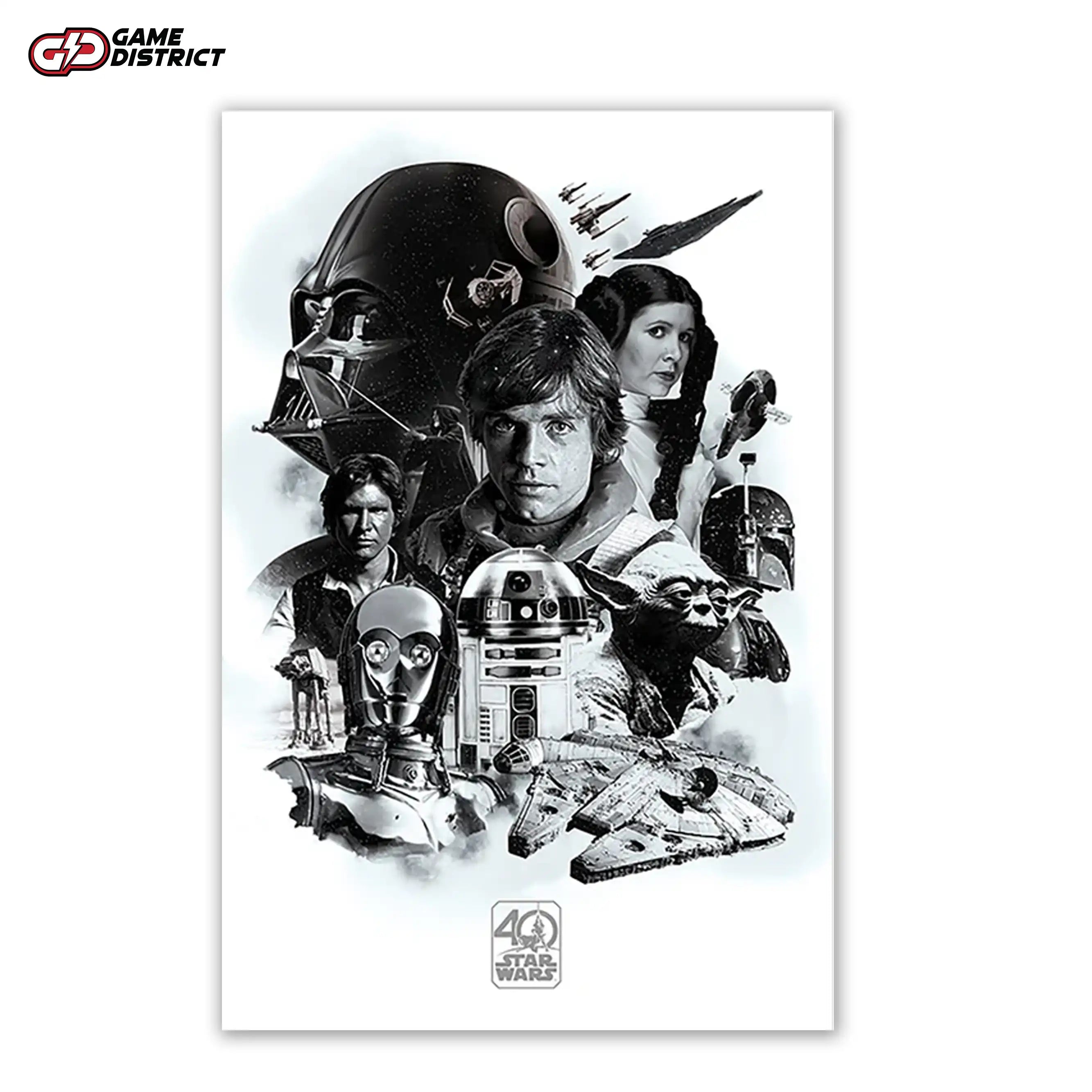 Star Wars 40th Anniversary (Montage) Maxi Poster