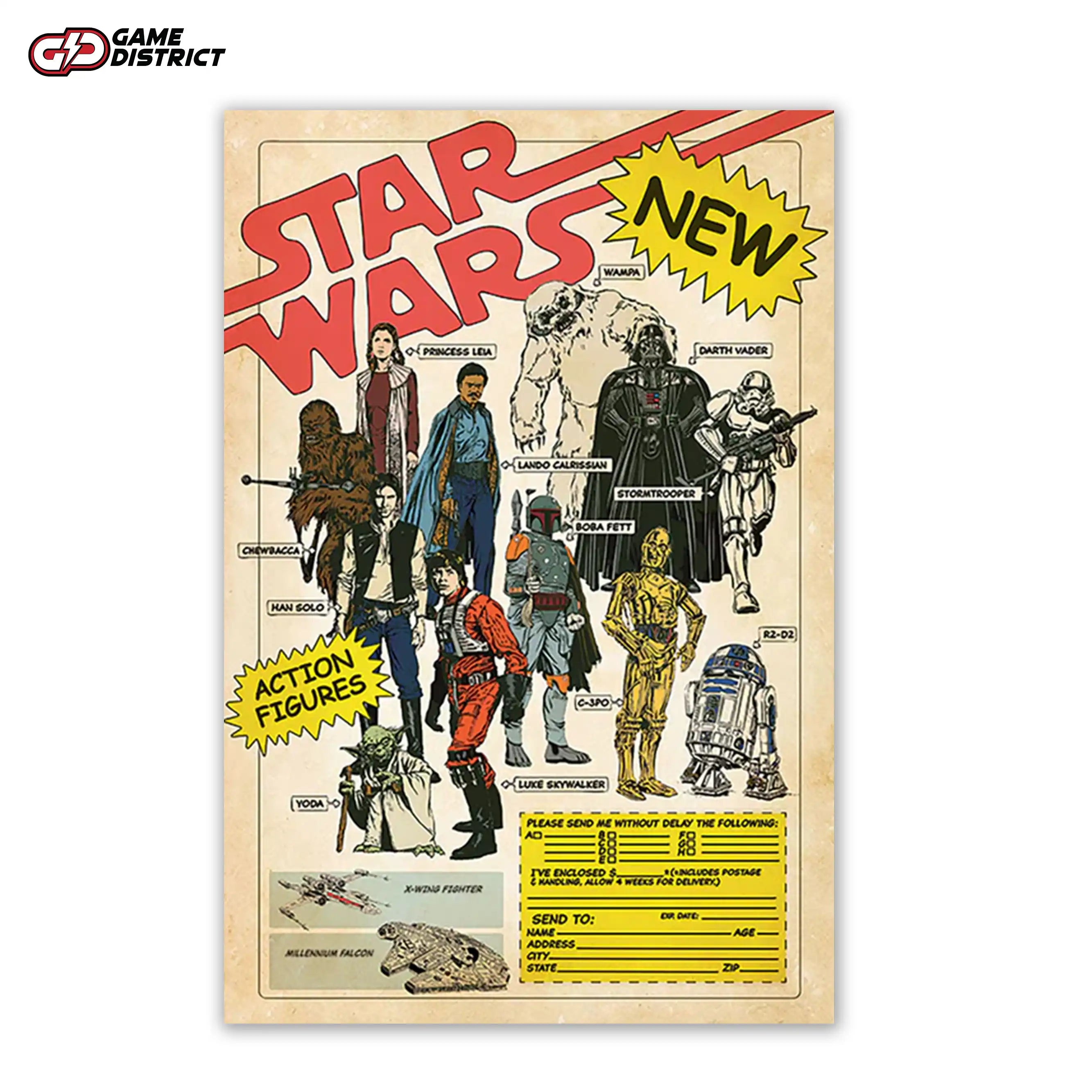 Star Wars (Action Figures) 61 X 91.5cm Maxi Poster