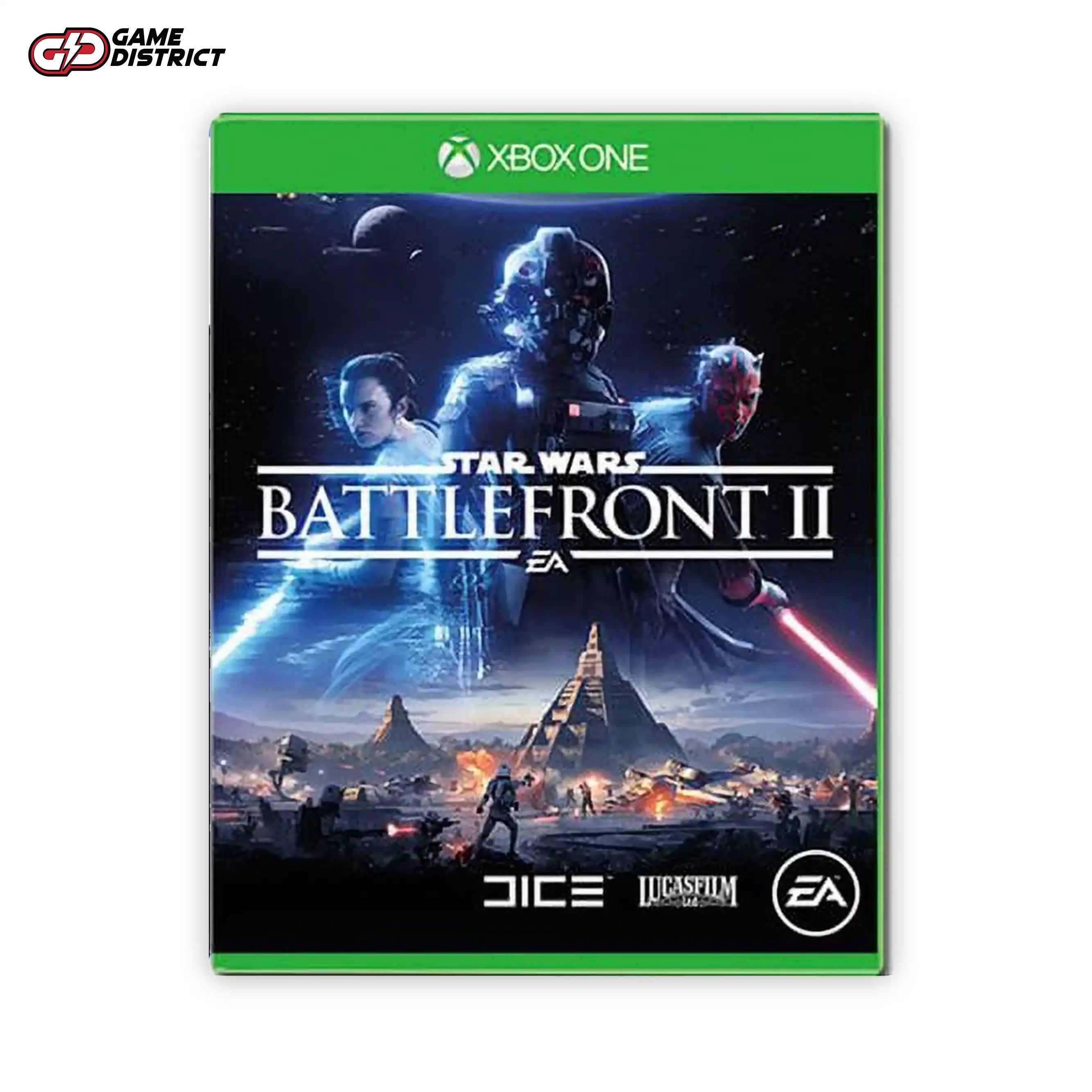 Star Wars Battlefront II  Xbox Game Cover DVD Buy Online Mockup Used
