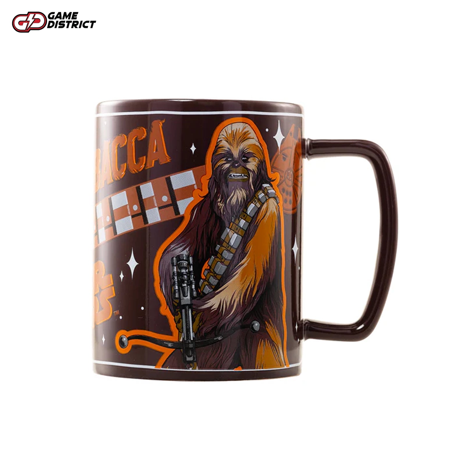 Star Wars (Chewbacca) Fuzzy Mug – 450ml officially licensed ceramic mug with a removable fuzzy cozy, featuring detailed Chewbacca artwork, ideal for Star Wars fans and collectors.