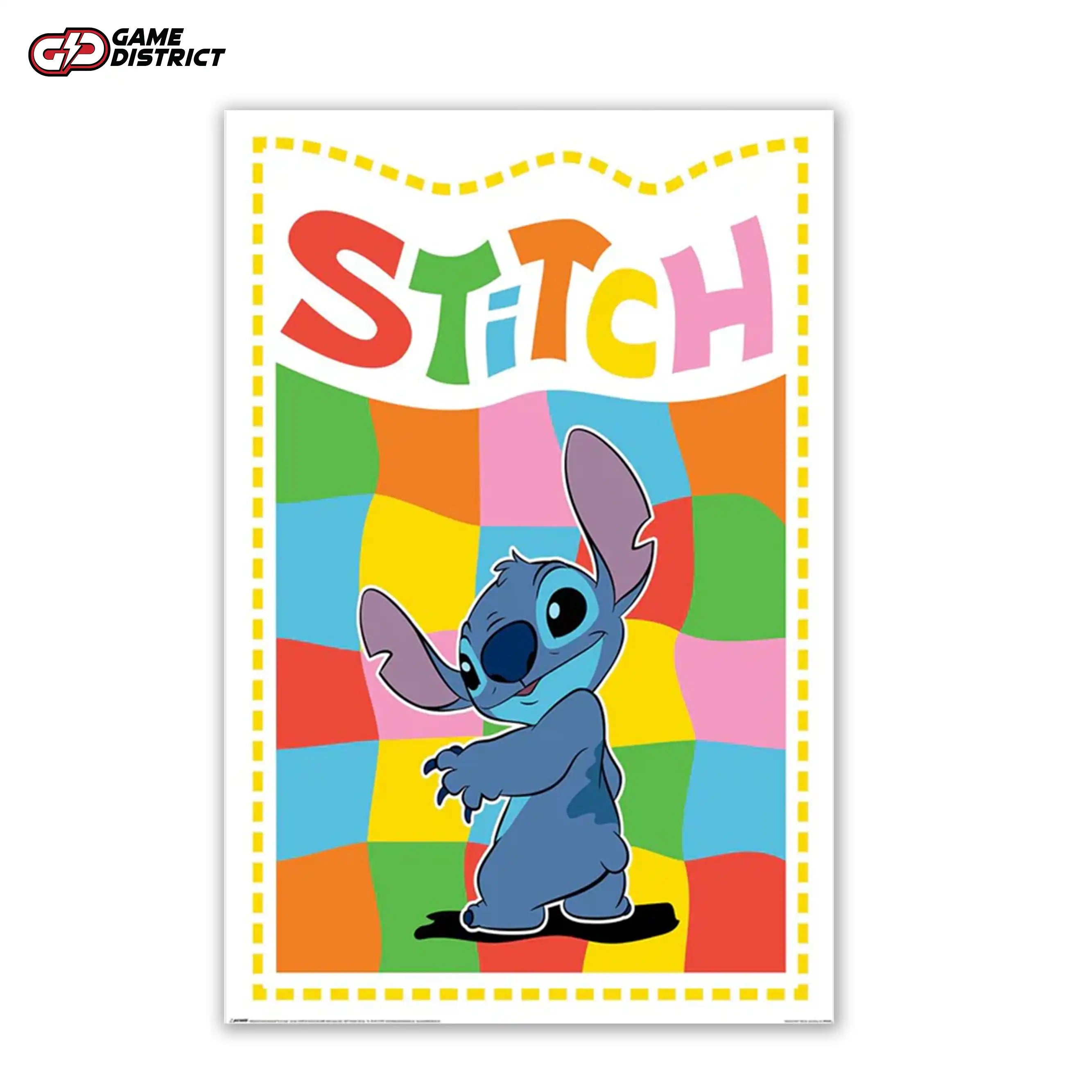 Stitch (Chequered Stitch) Maxi Poster