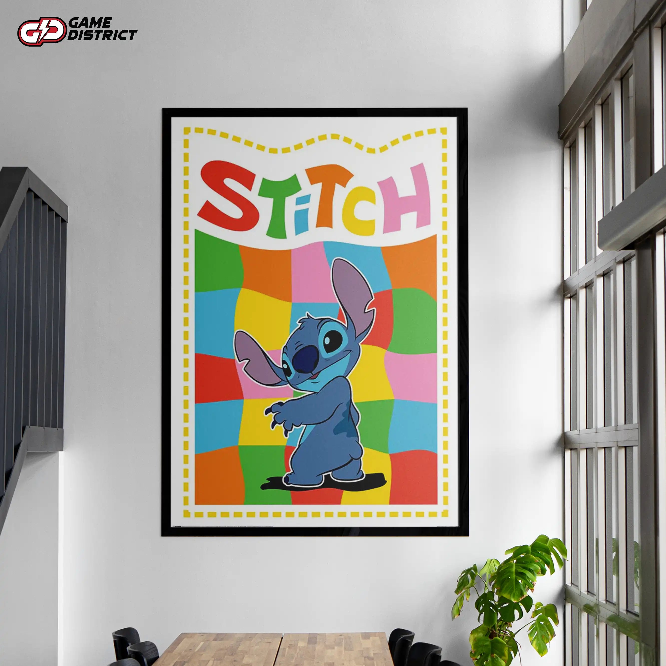 Stitch (Chequered Stitch) Maxi Poster