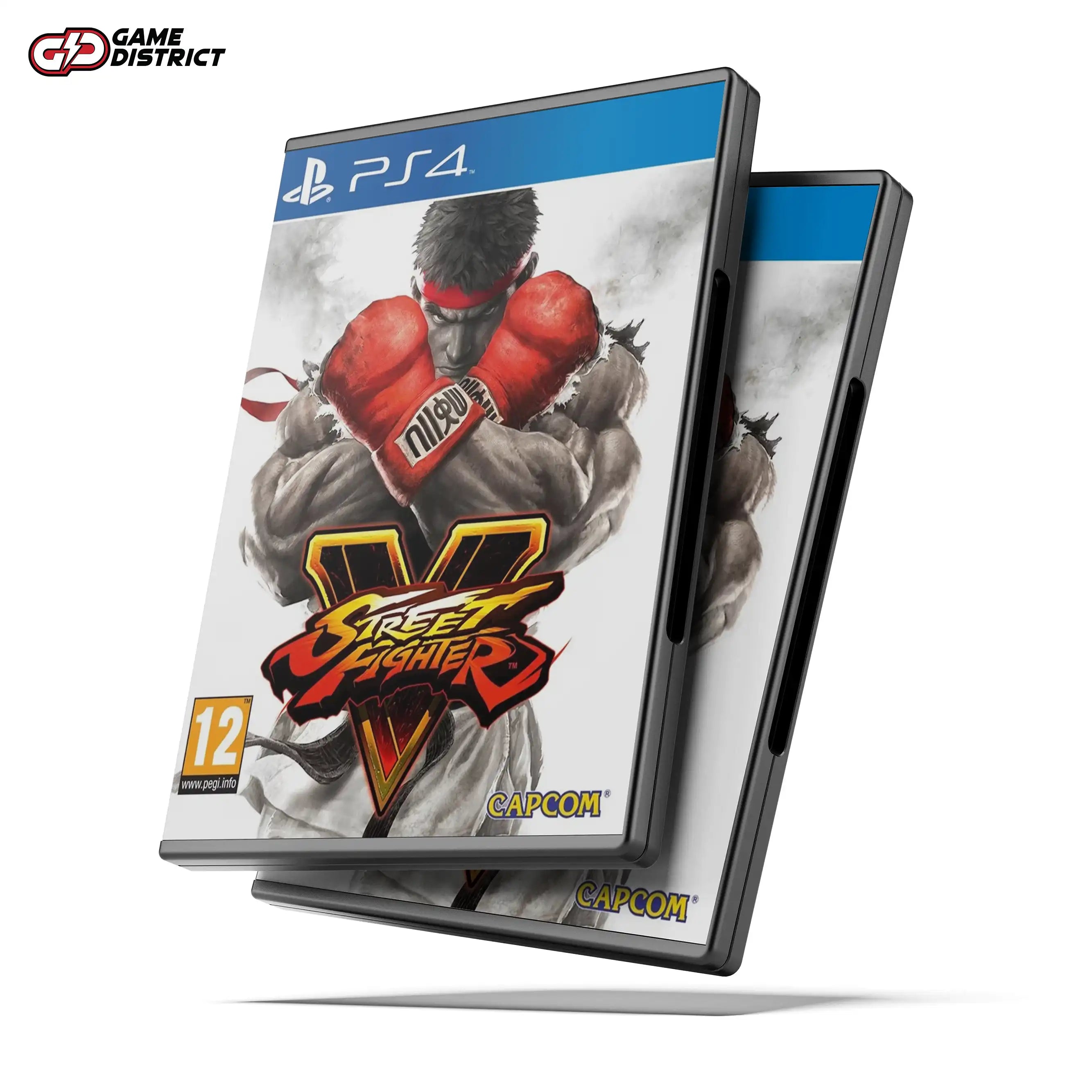 Street Fighter V PS4 Game Cover DVD Buy Online Mockup Used