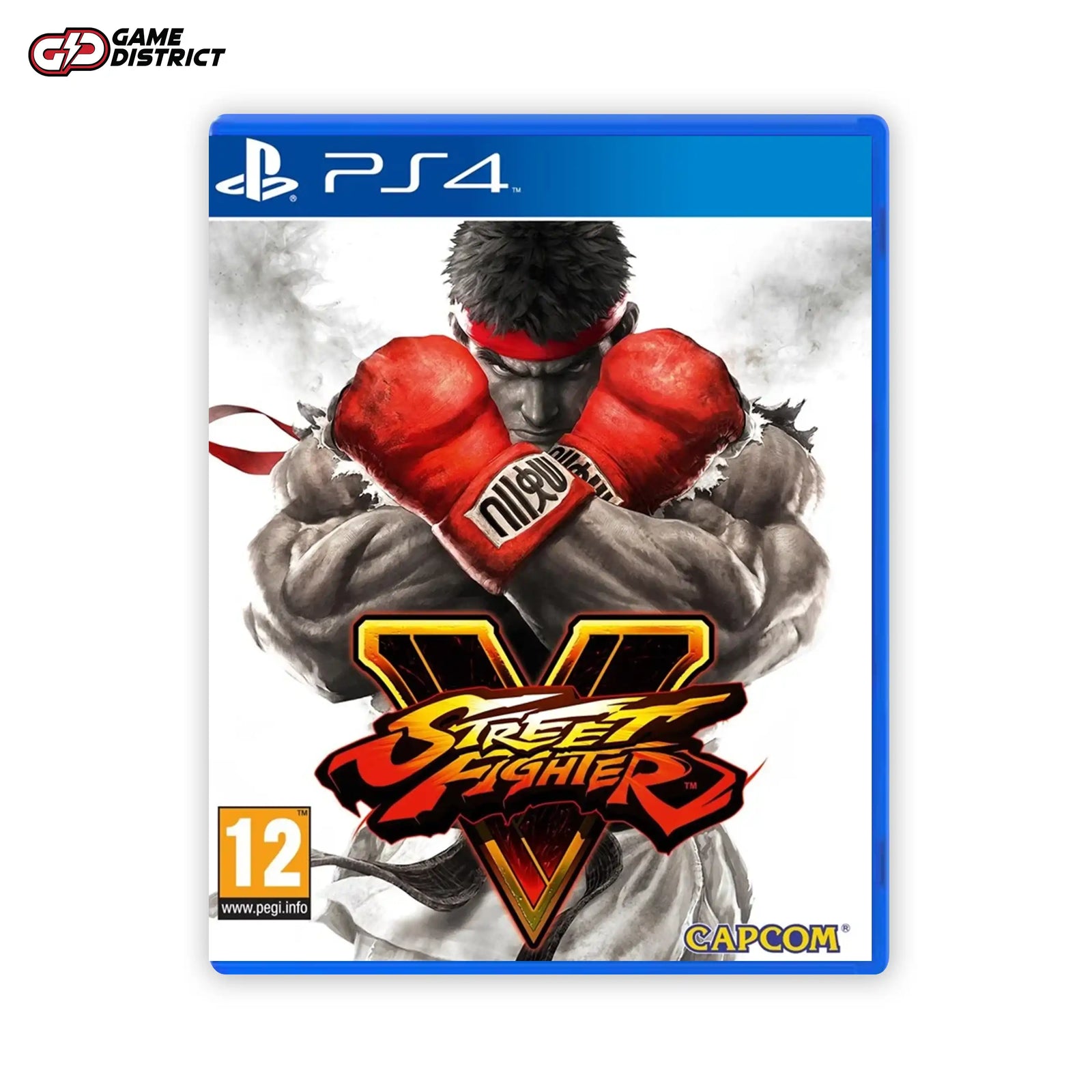 Street Fighter V  PS4 Game Cover DVD Buy Online Mockup Used