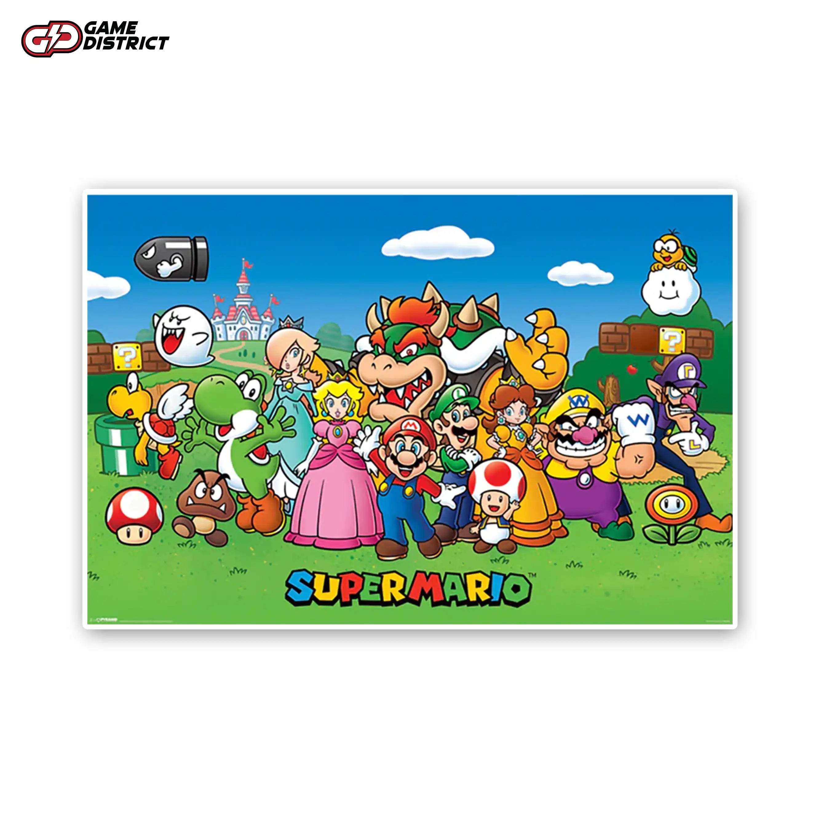 Super Mario Characters Maxi Poster