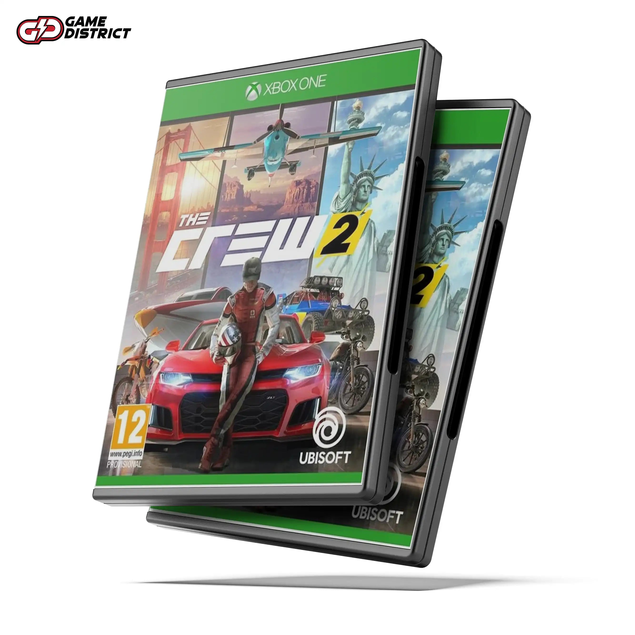 THE CREW2 Xbox Game Cover DVD Buy Online Mockup Used