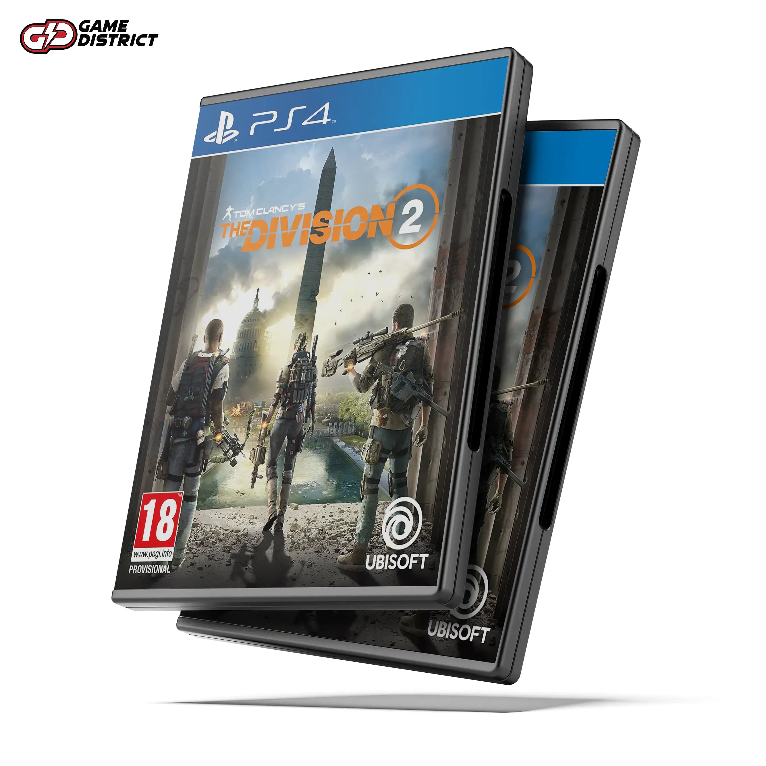THE DIVISION 2 PS4 Game Cover DVD Buy Online Mockup Used