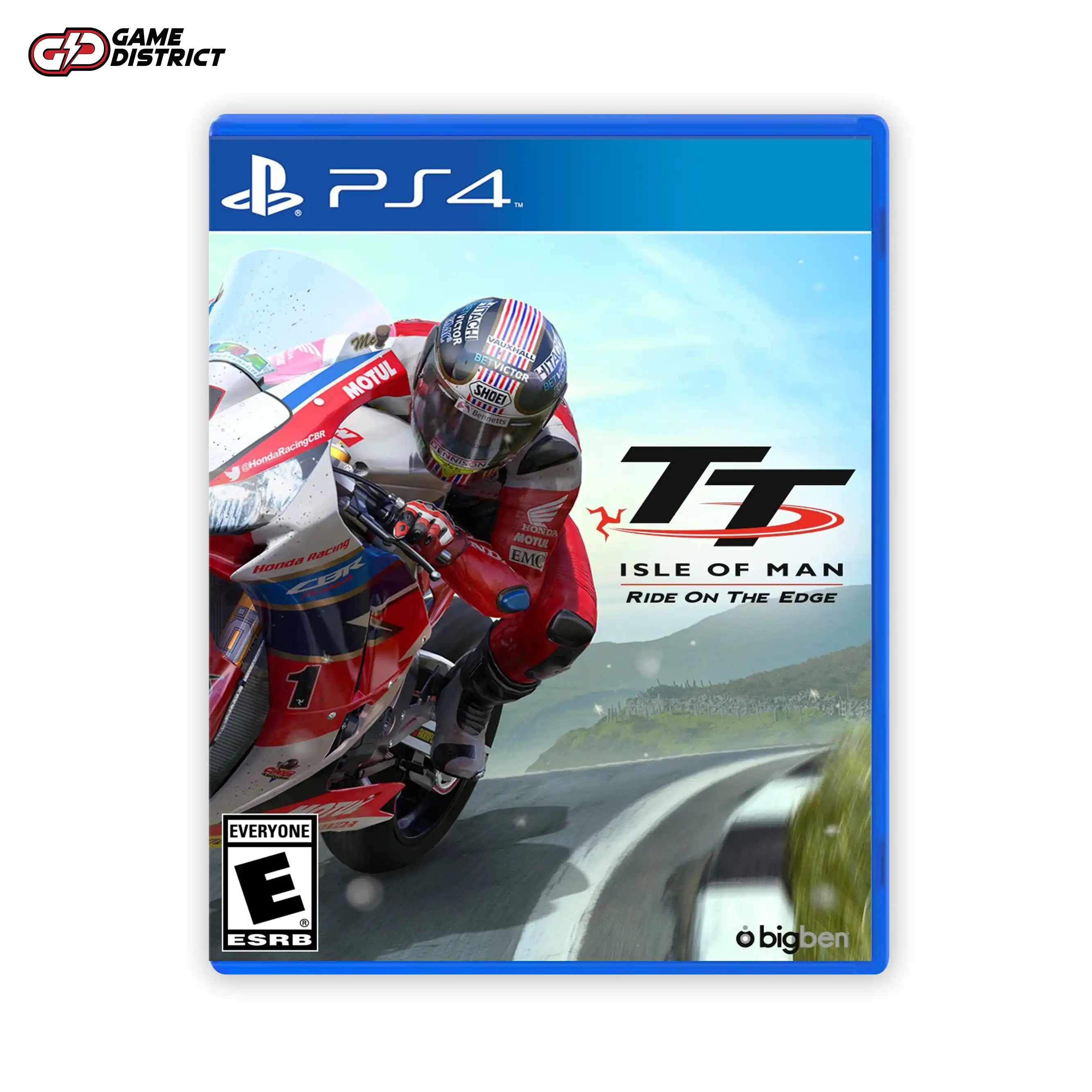 TT Isle of Man PS4 Game Cover DVD Buy Online Mockup Used