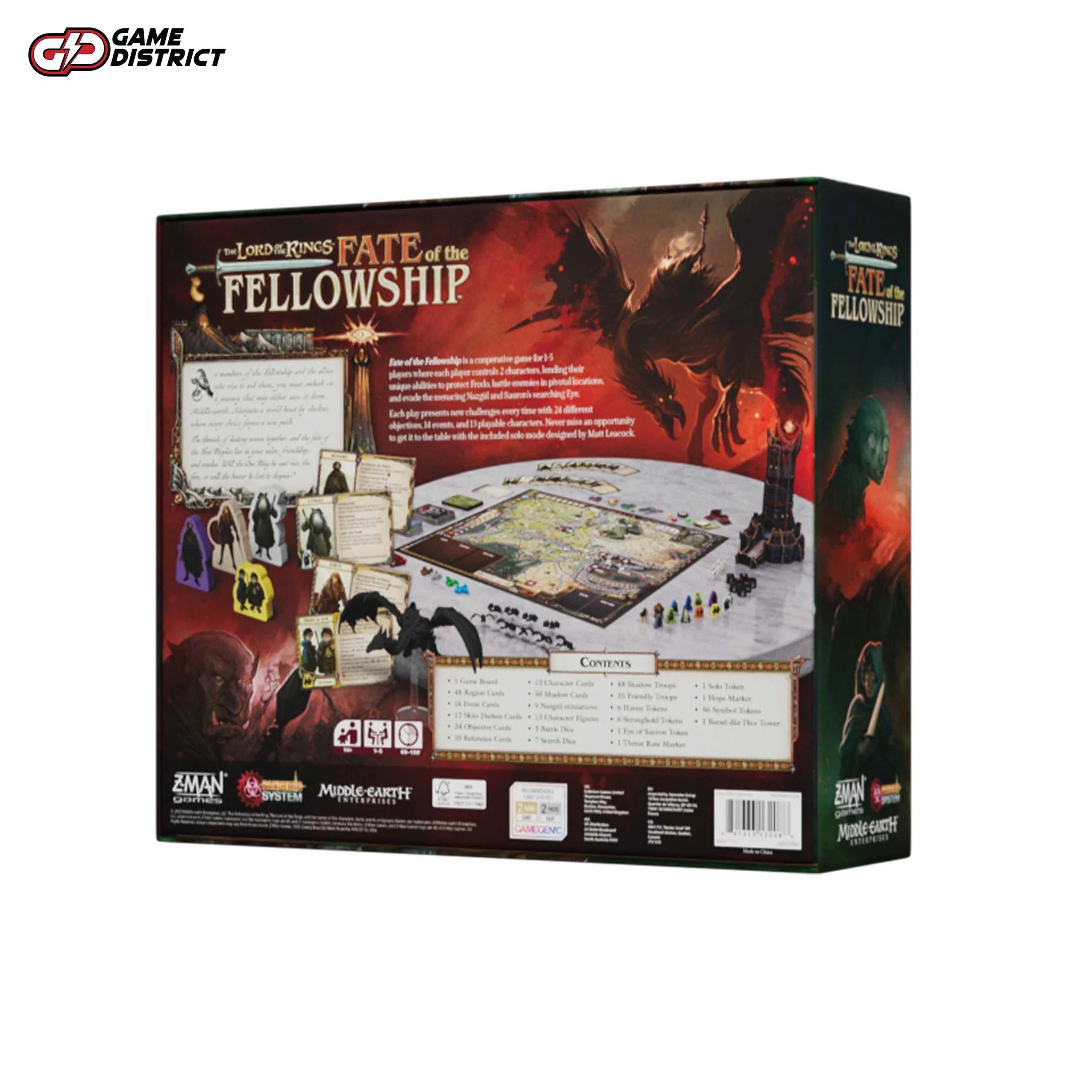 The Lord of the Rings Fate of the Fellowship Board Game | Pandemic System Strategy Game | Middle Earth Adventure