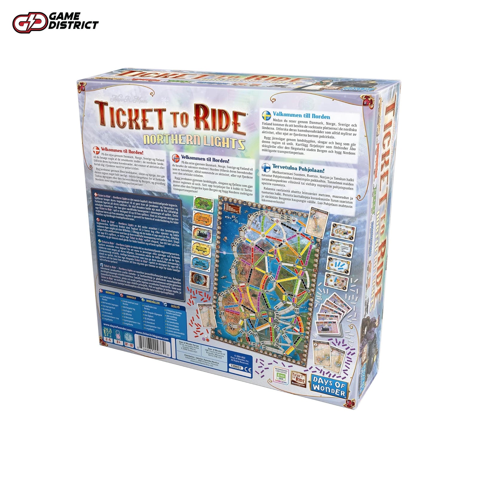 Ticket to Ride Northern Lights