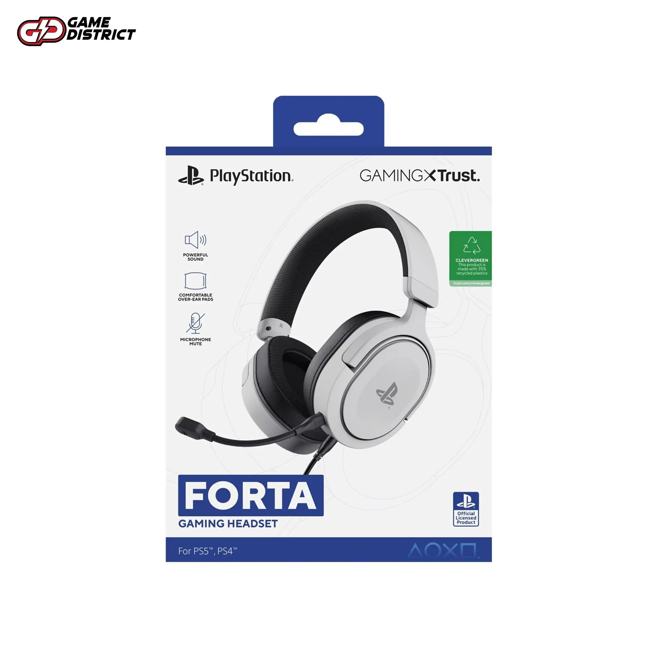 Trust GXT 498W Forta Headset for PS5 -White