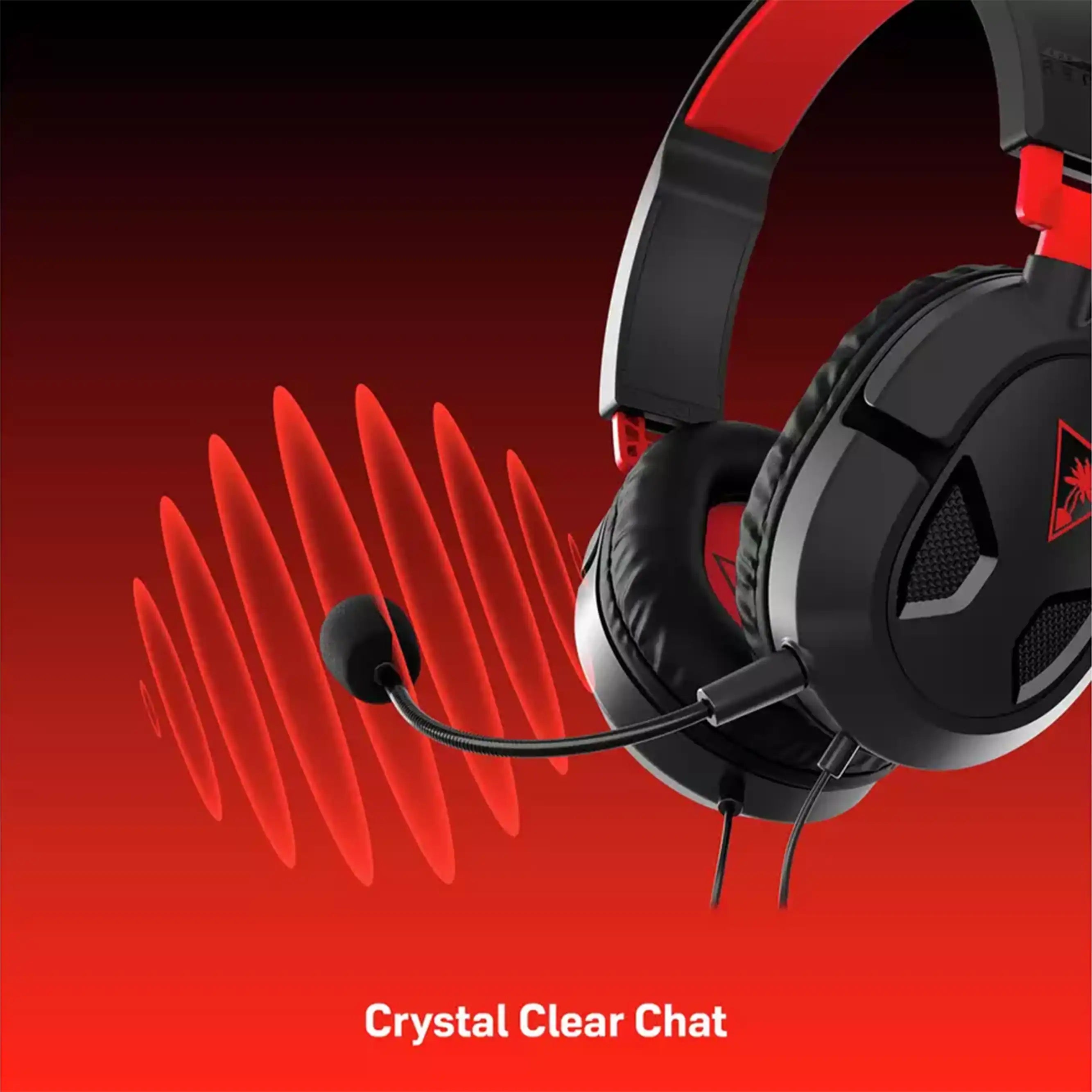 Turtle Beach Recon 50 PC, PS5, PS4, Xbox, Switch PC Headset Black and Red