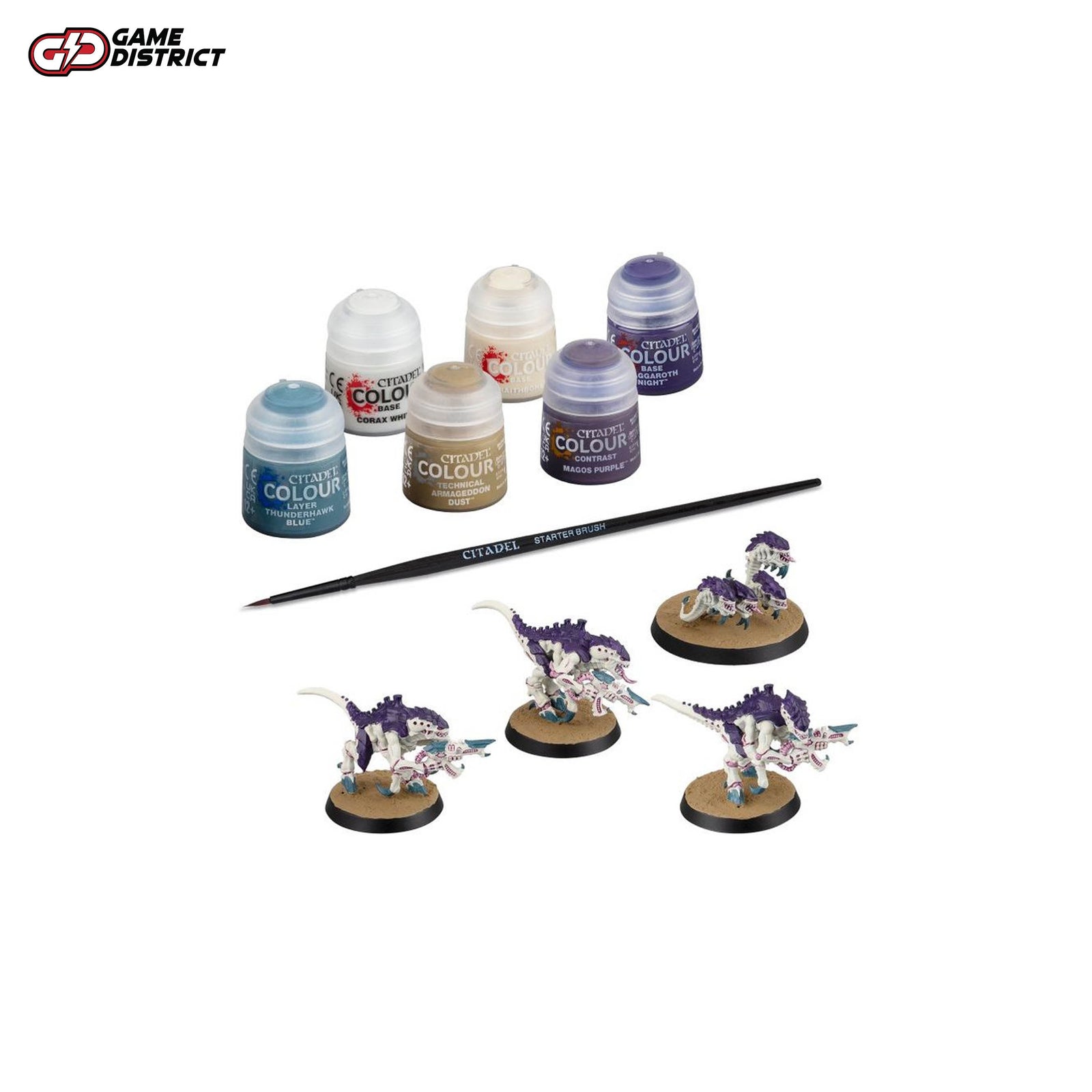 Warhammer 40,000: Tyranids Termagants & Ripper Swarm + Paints Set